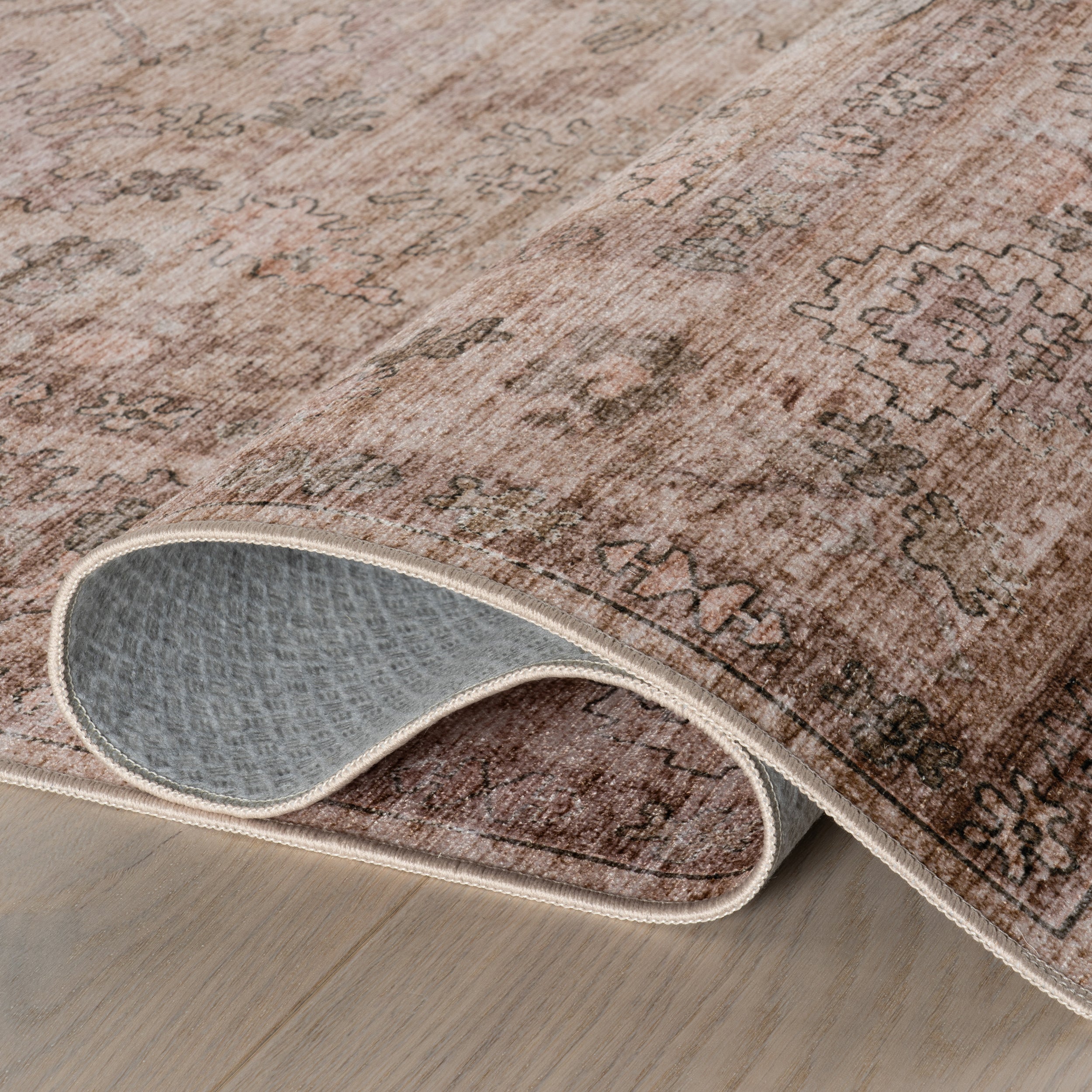 Nuloom Omellia Traditional Floral Washable Area Rug - Image 6