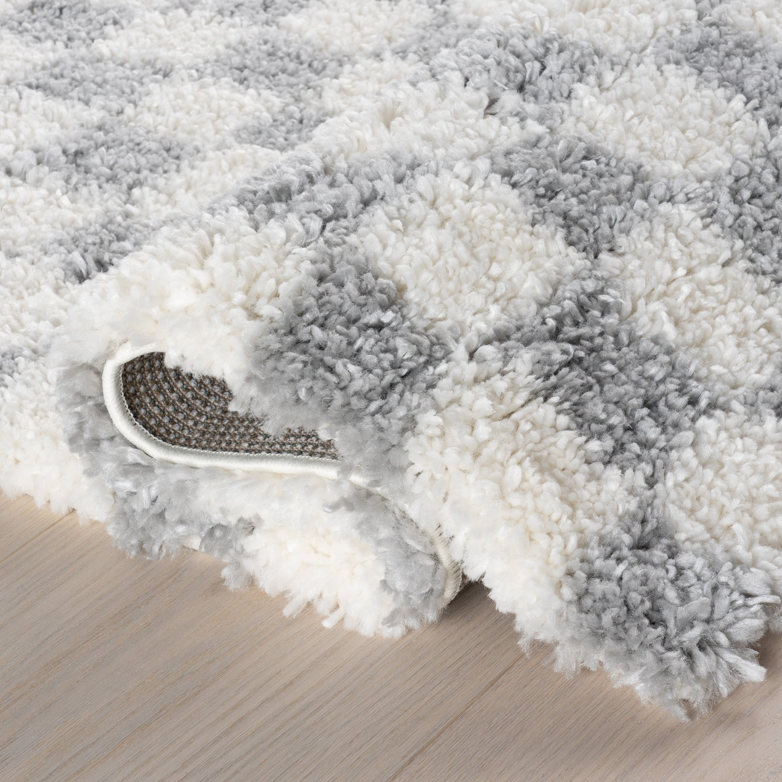 nuLOOM Adelaide Mid-Century Checkered Shag Area Rug - Image 25
