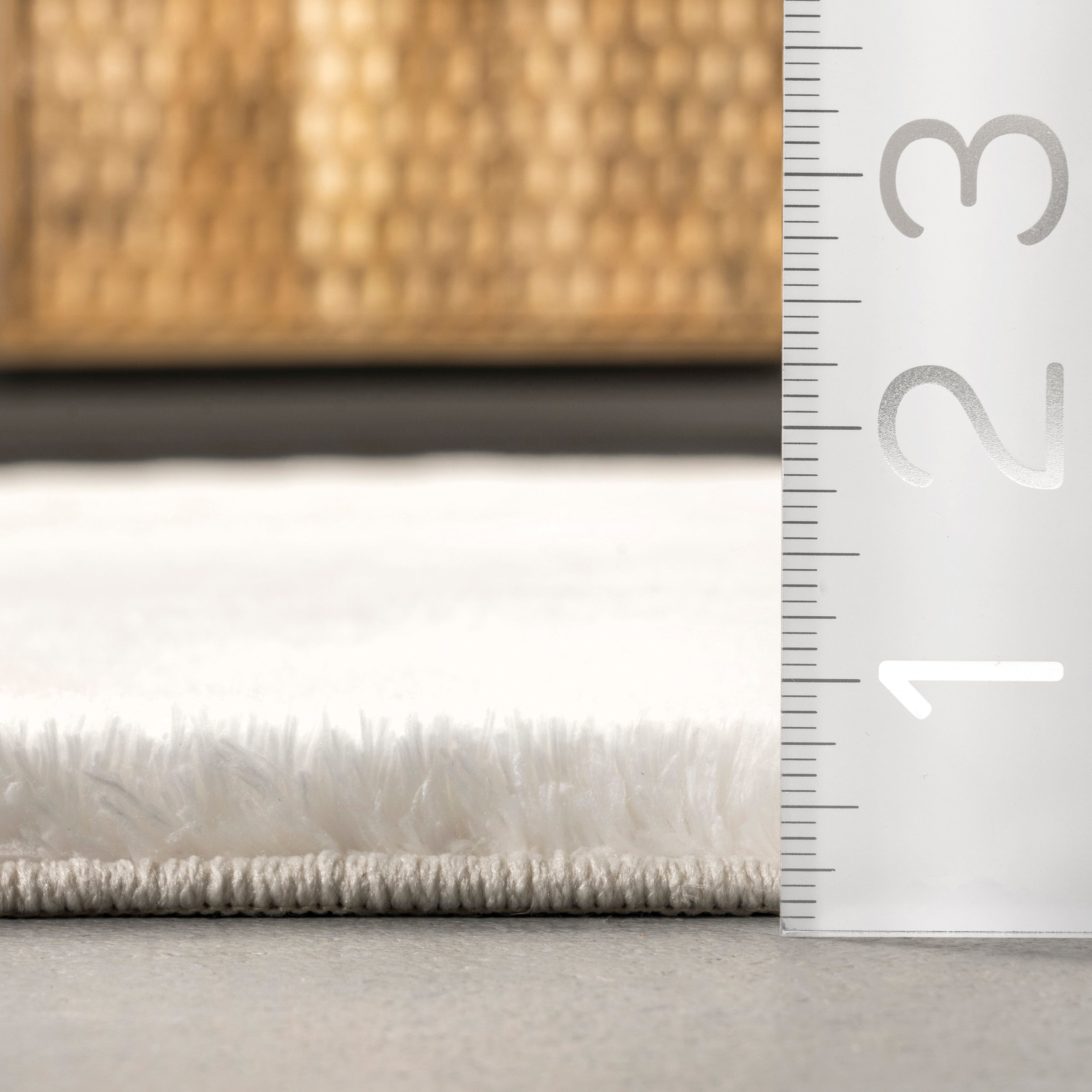 Loni Solid Machine Washable Shag Area Rug - Image 3
