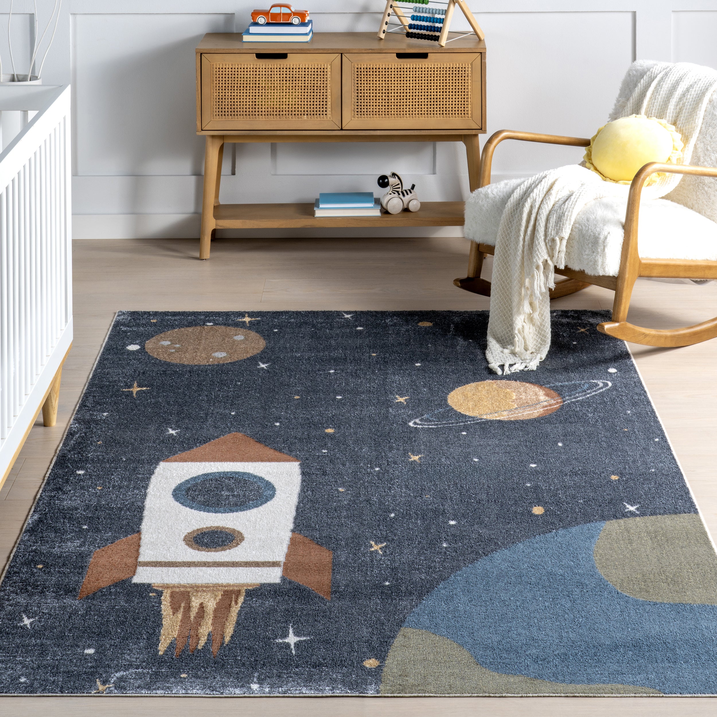 Christine Space Machine Washable Area Rug - Image 8