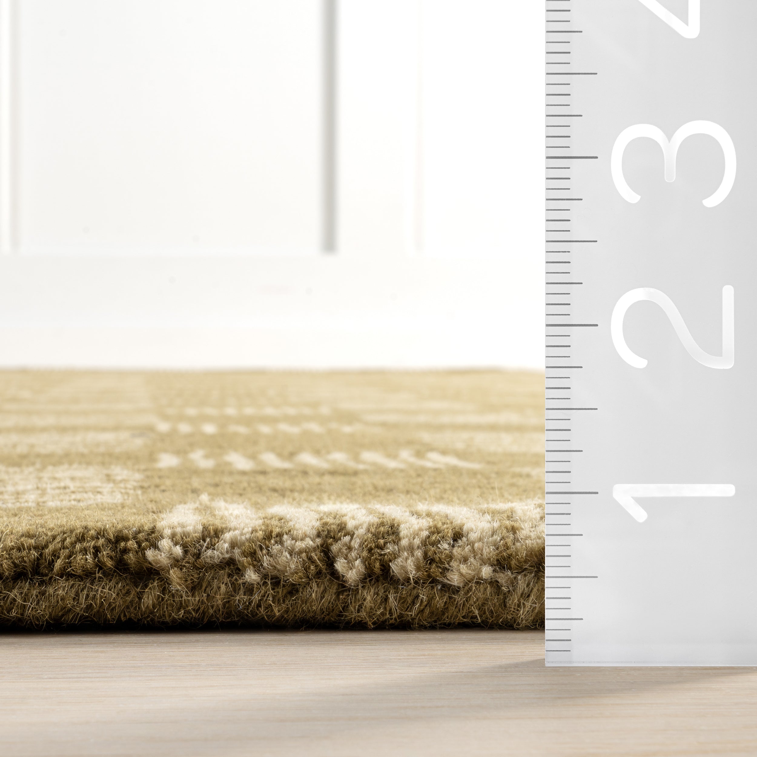 Quince Checkered Wool Area Rug - Image 11