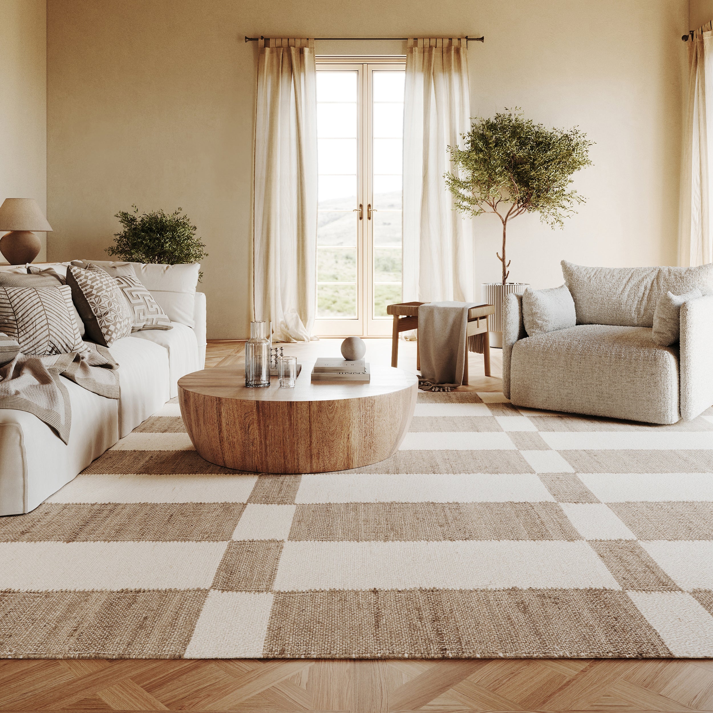 Nuloom Avenelle Jute Modern Farmhouse Area Rug - Image 2