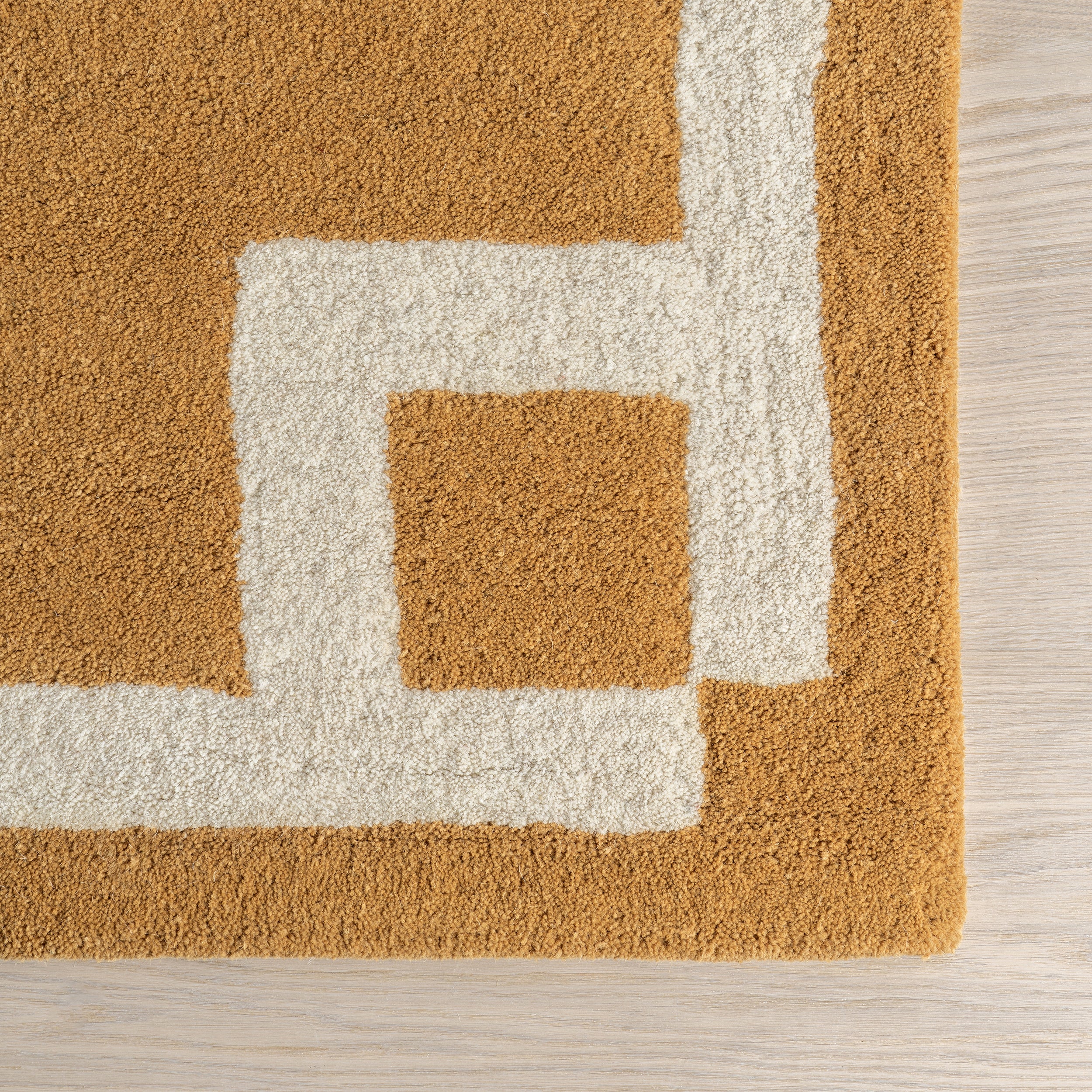 Grace Bordered Wool Area Rug - Image 6