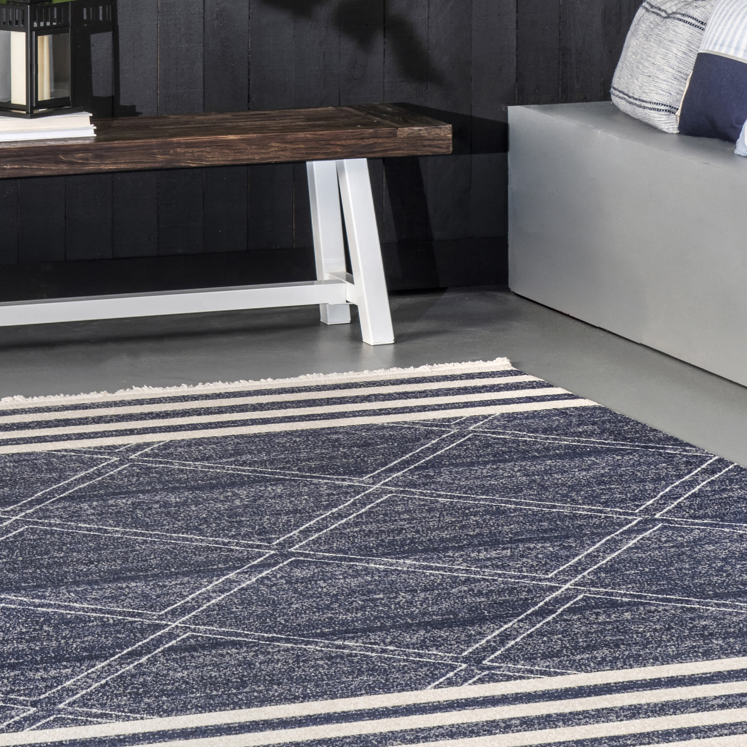 Roberge Coastal Indoor/Outdoor Area Rug - Image 10