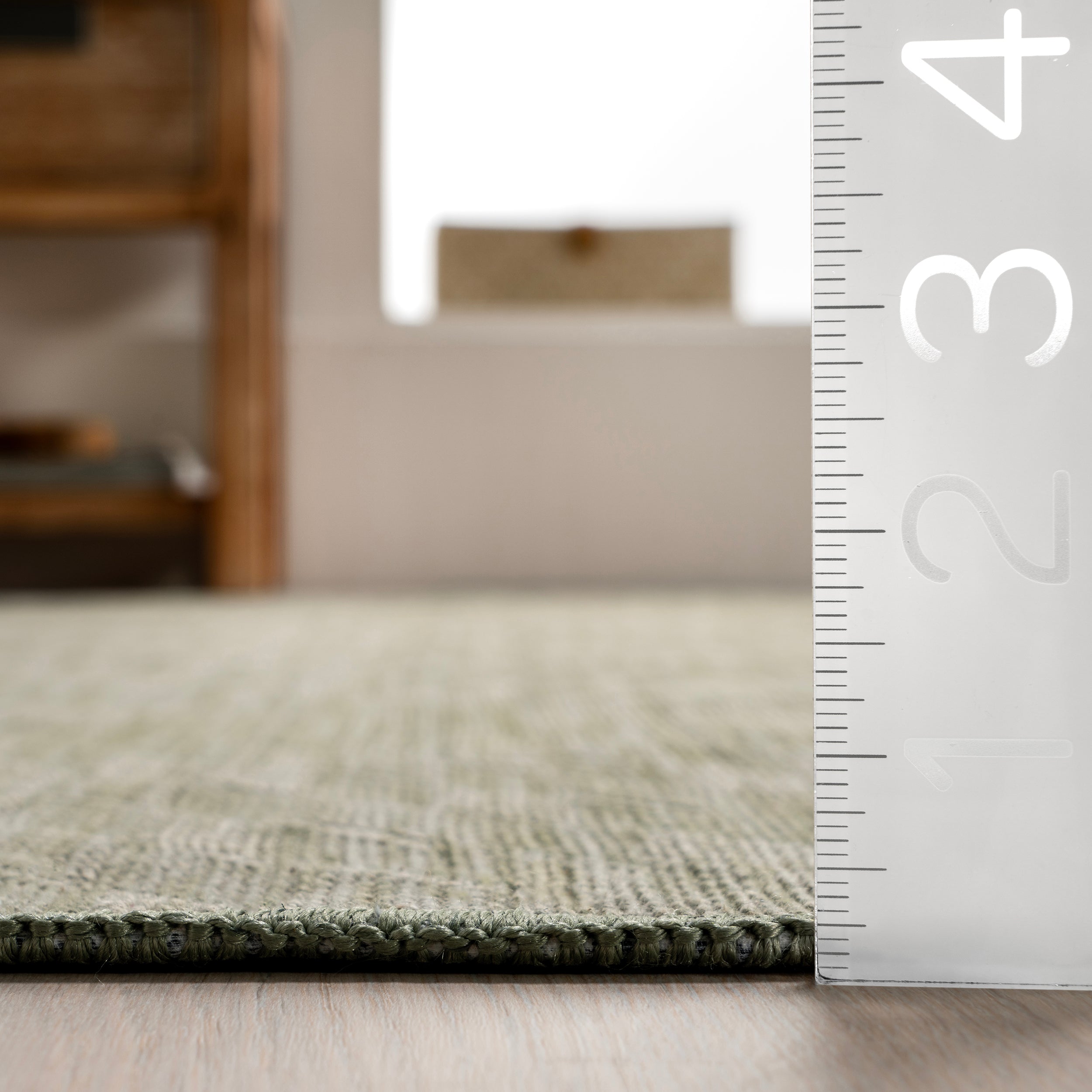 Alma Mid-Century Modern Machine Washable Area Rug - Image 3