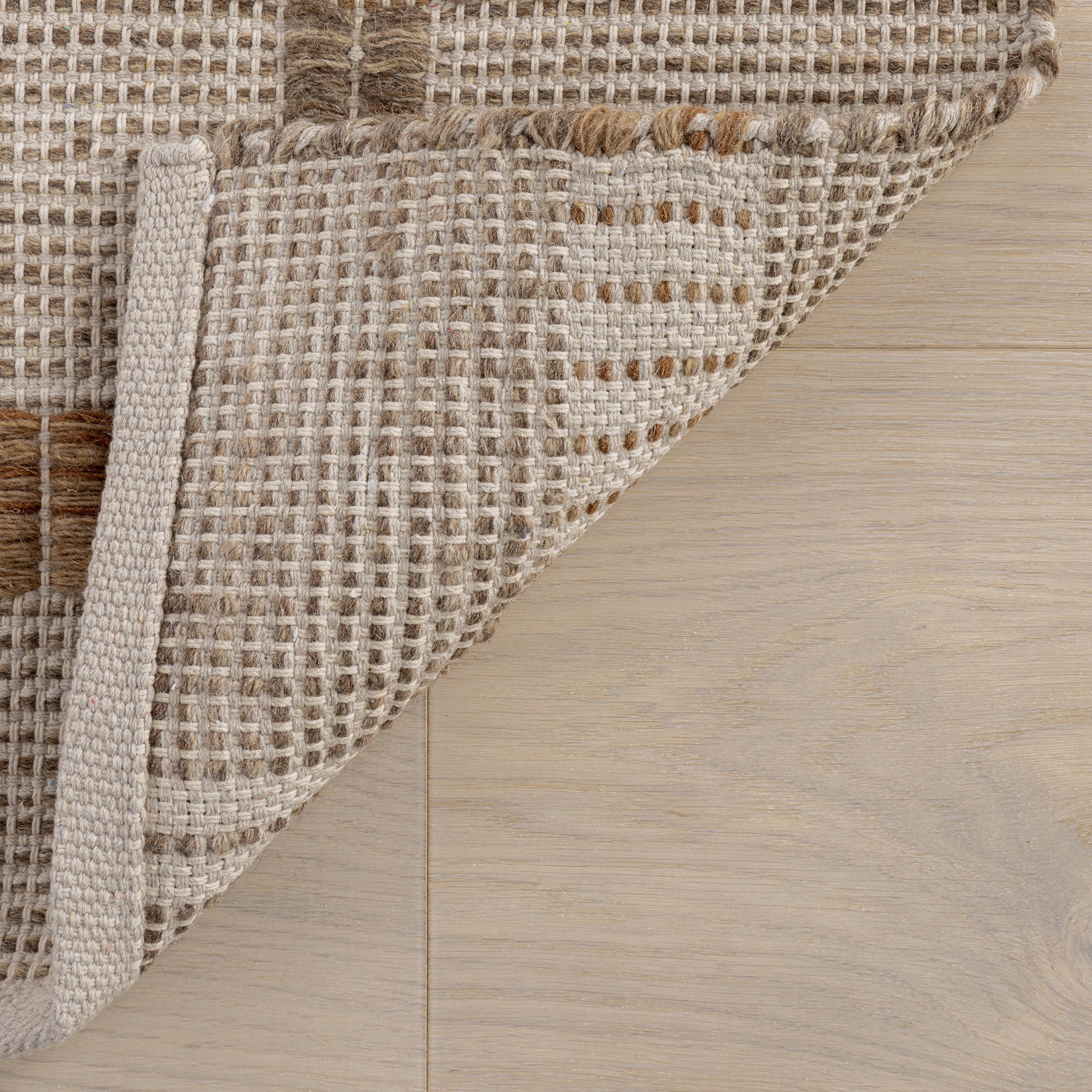Annie Plaid Wool and Cotton Area Rug - Image 8