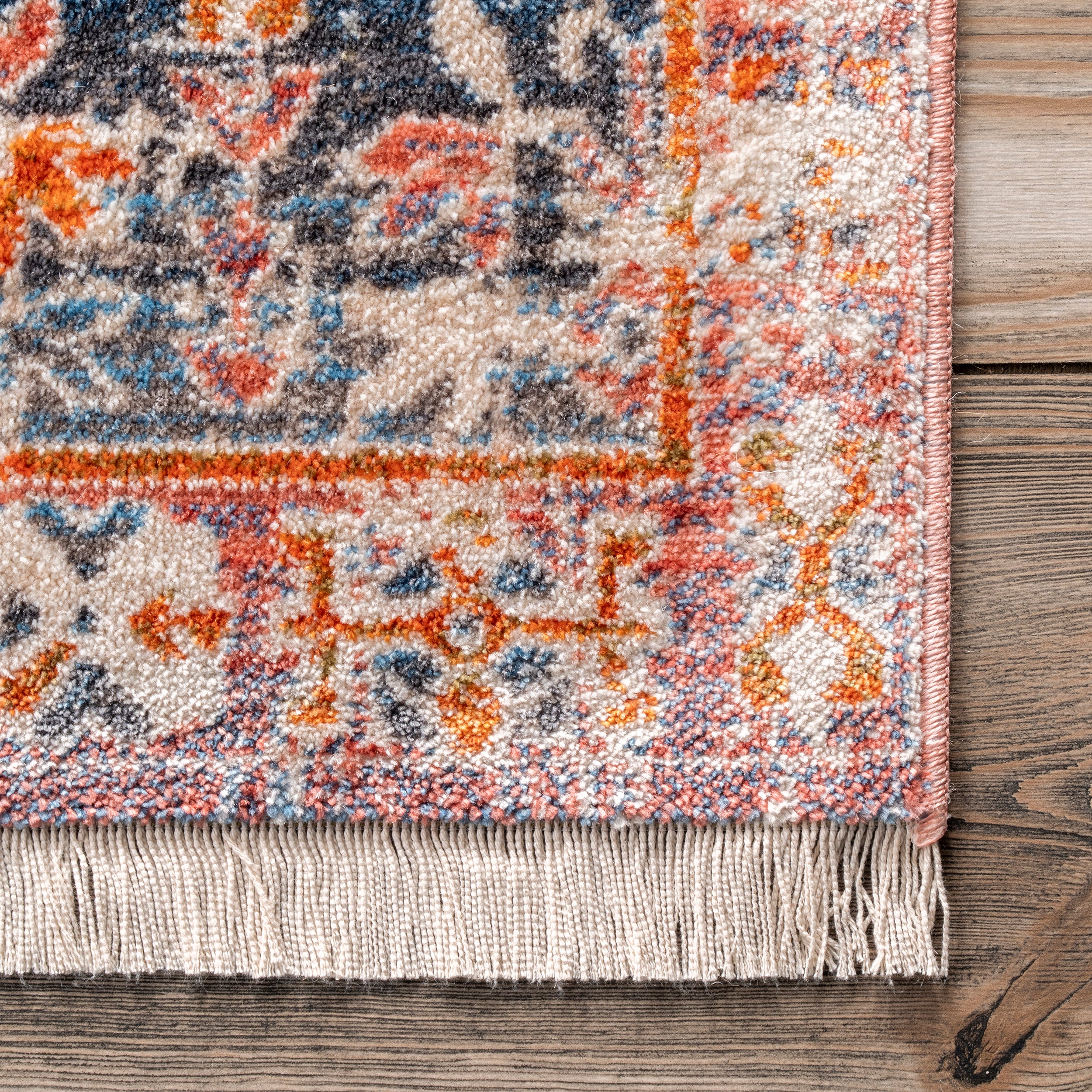 Farley Medallion Fringe Area Rug - Image 16