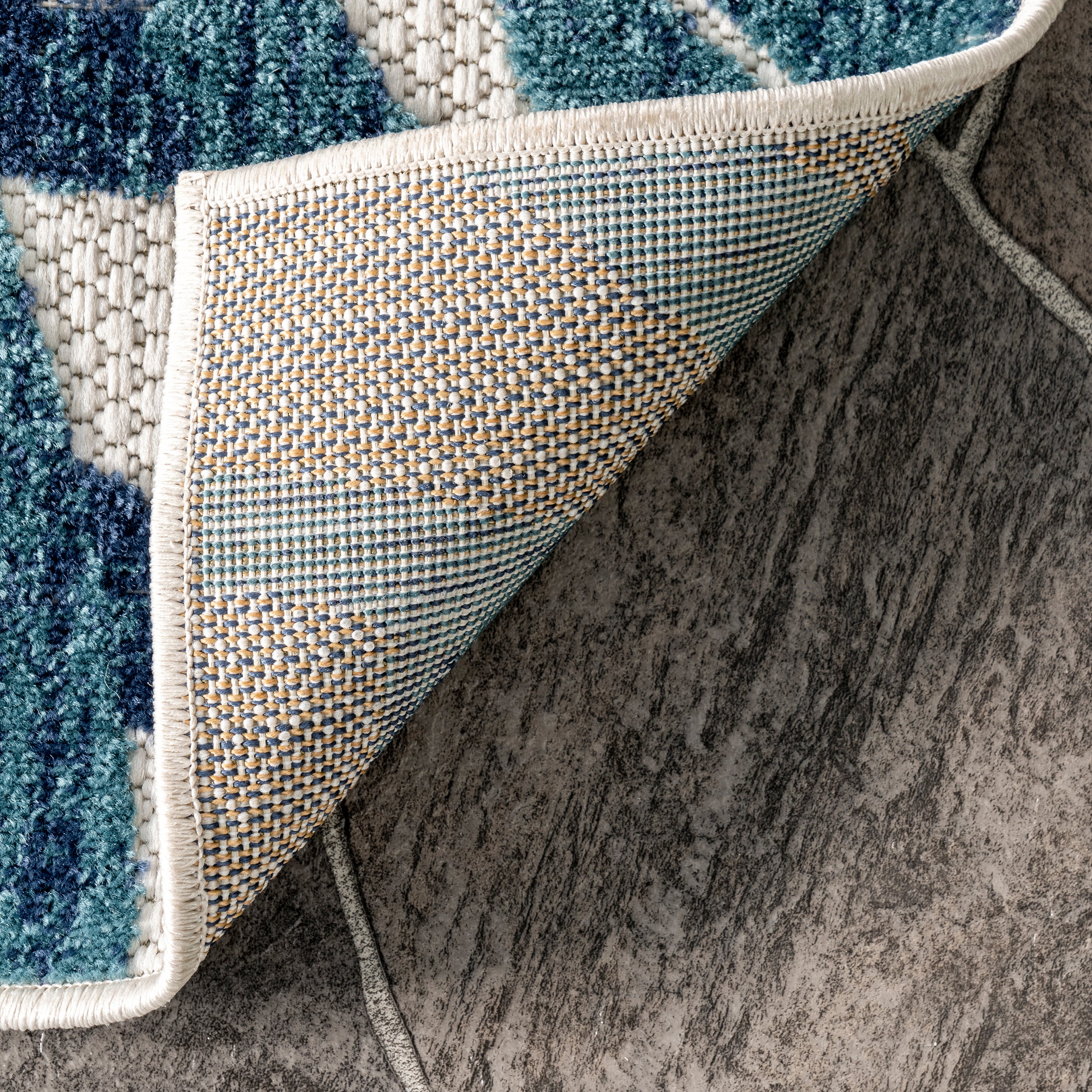 Flor Multi Tropical Leaves Indoor/Outdoor Area Rug - Image 7