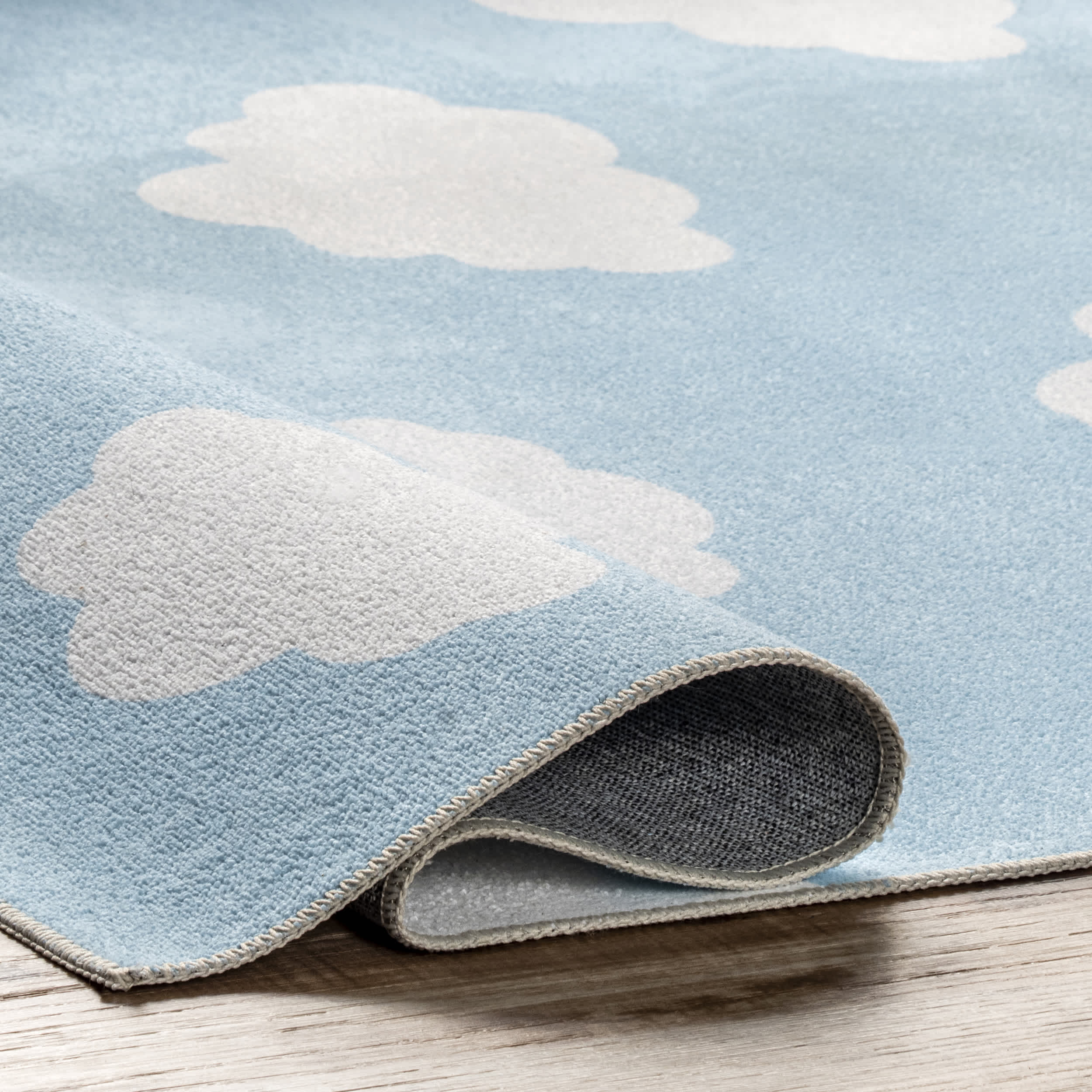 Landon Clouds Kids Washable Area Rug - Image 4
