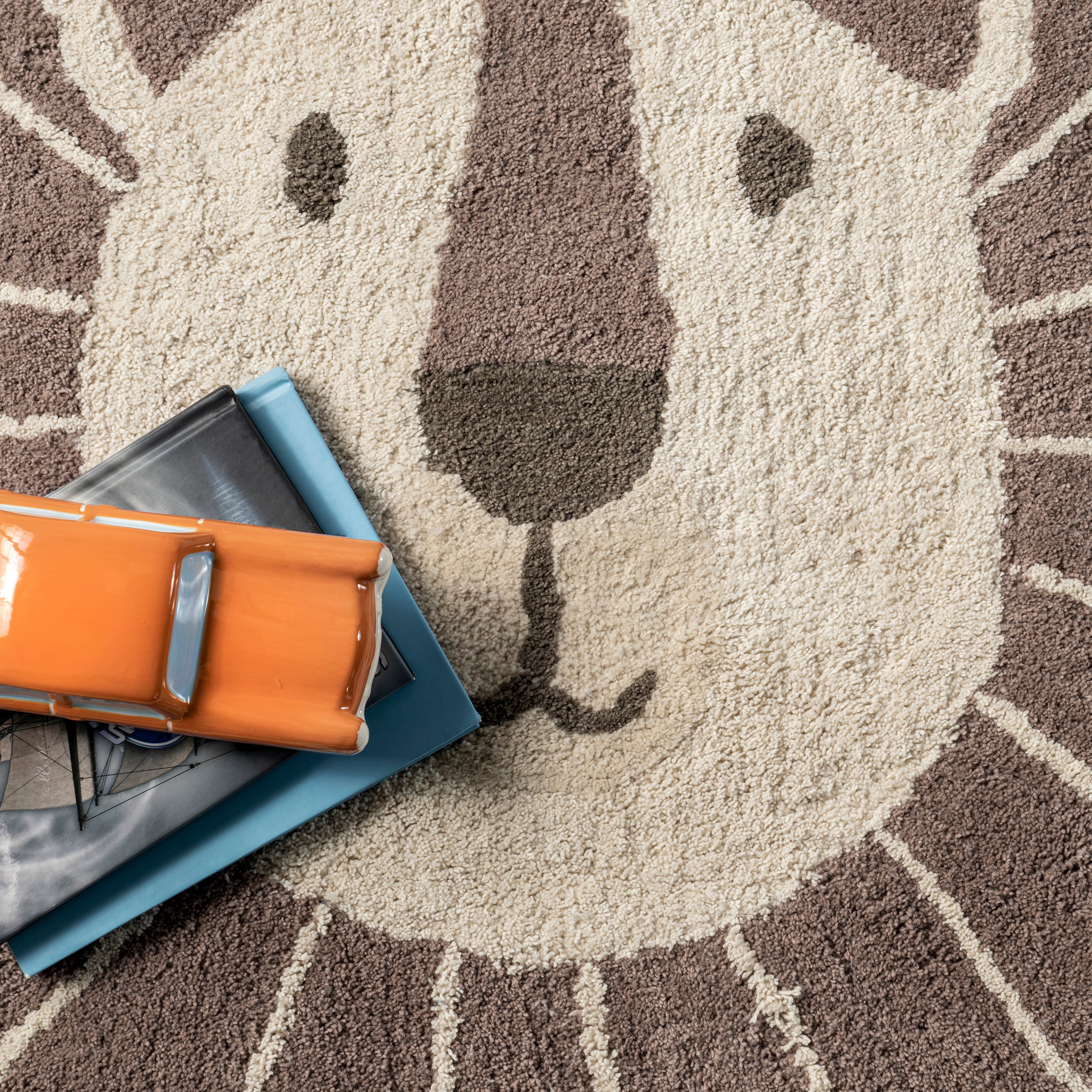 Mirelle Lion Machine Washable Kids Area Rug - Image 6
