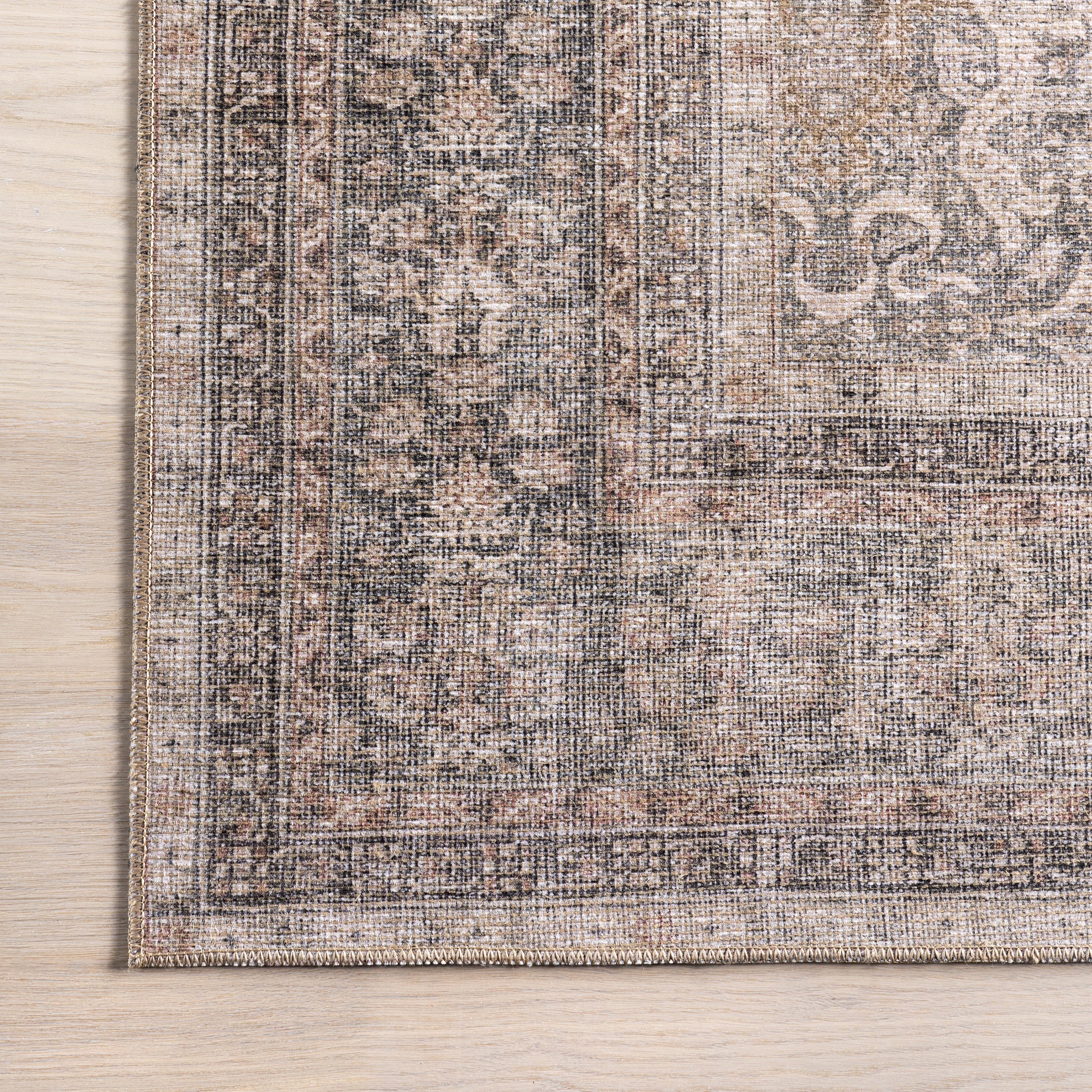 Hillstone Collection Else Traditional Vintage Medallion Area Rug - Image 6
