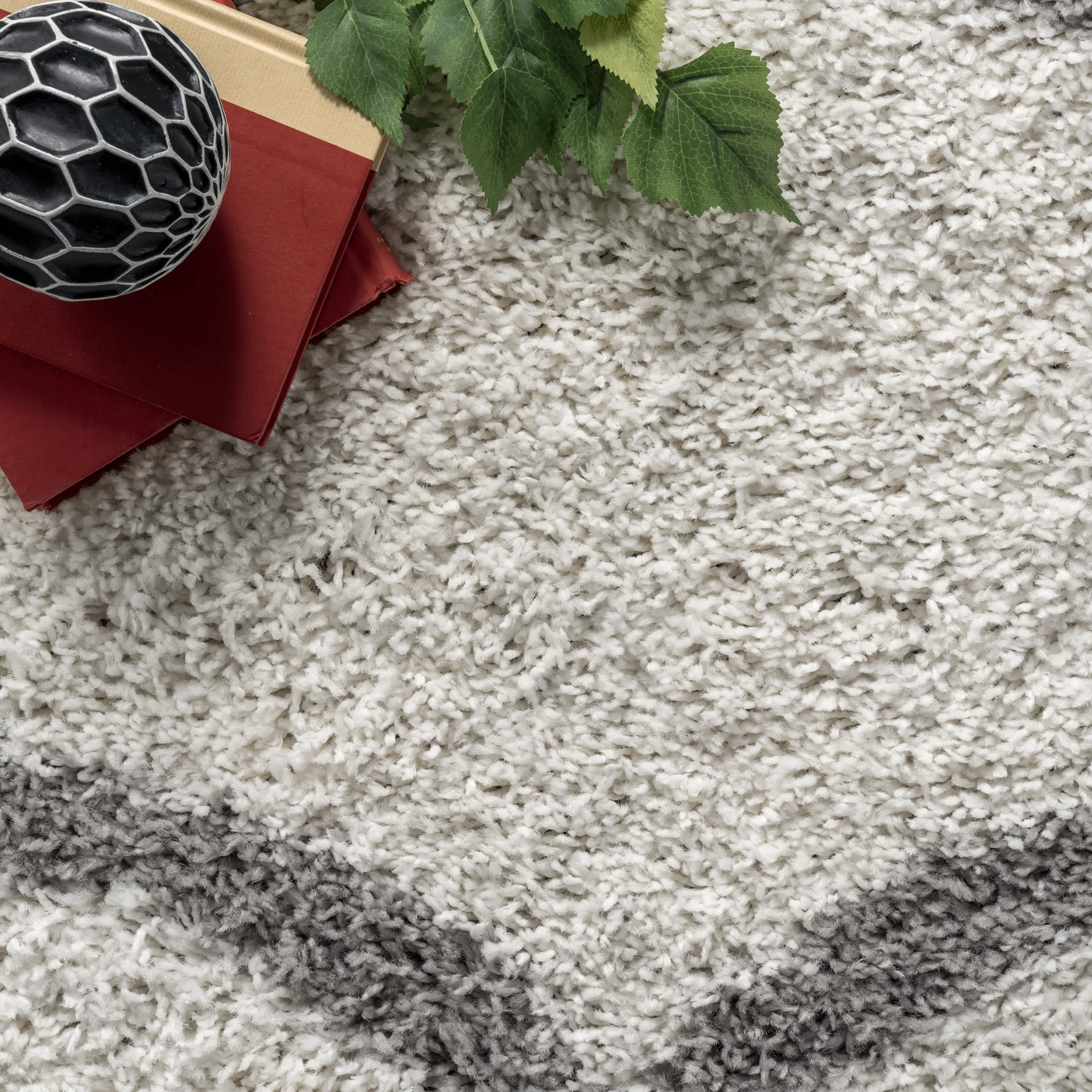 Malika Soft & Cozy Trellis Shag Area Rug - Image 6