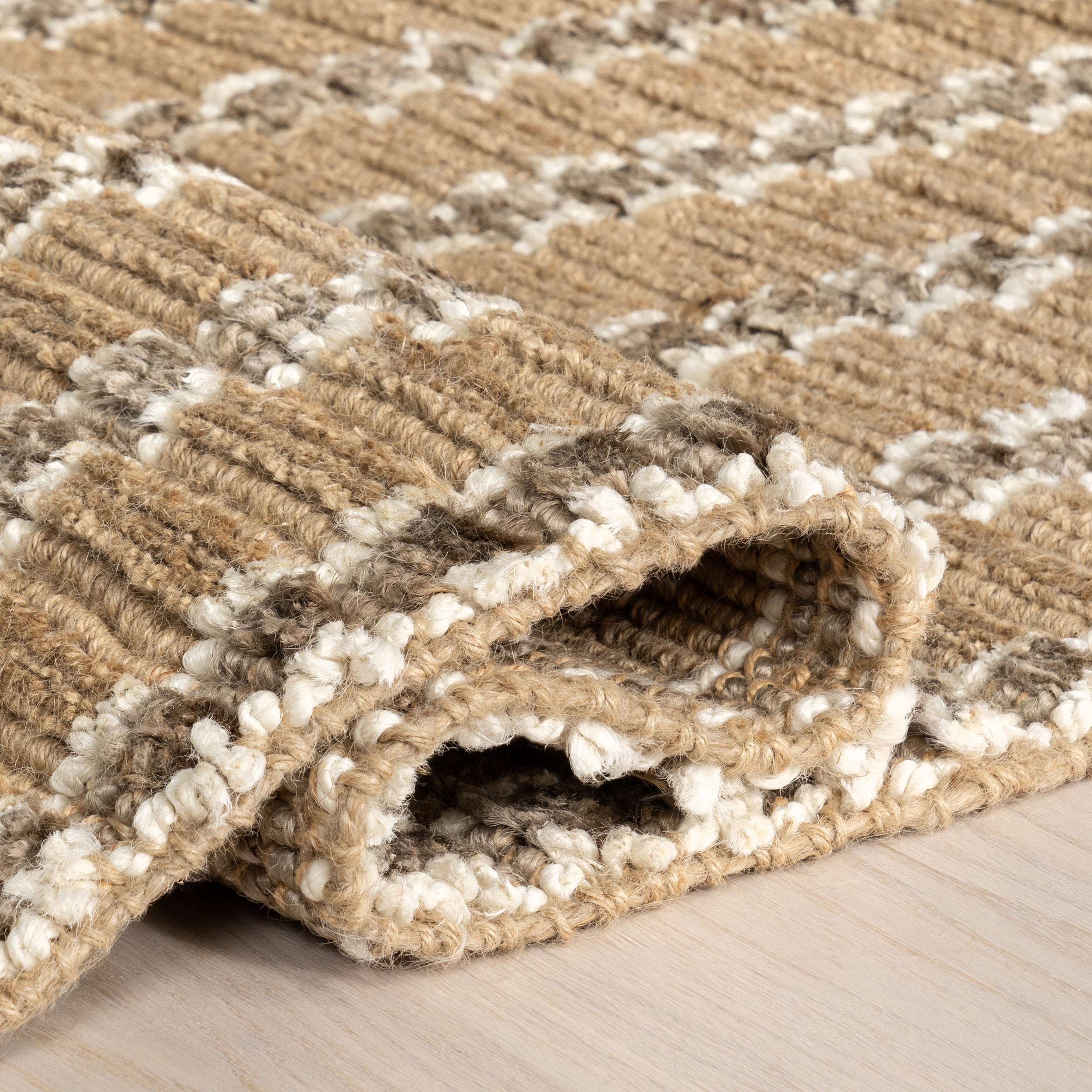 Violeta Striped Jute Area Rug - Image 4