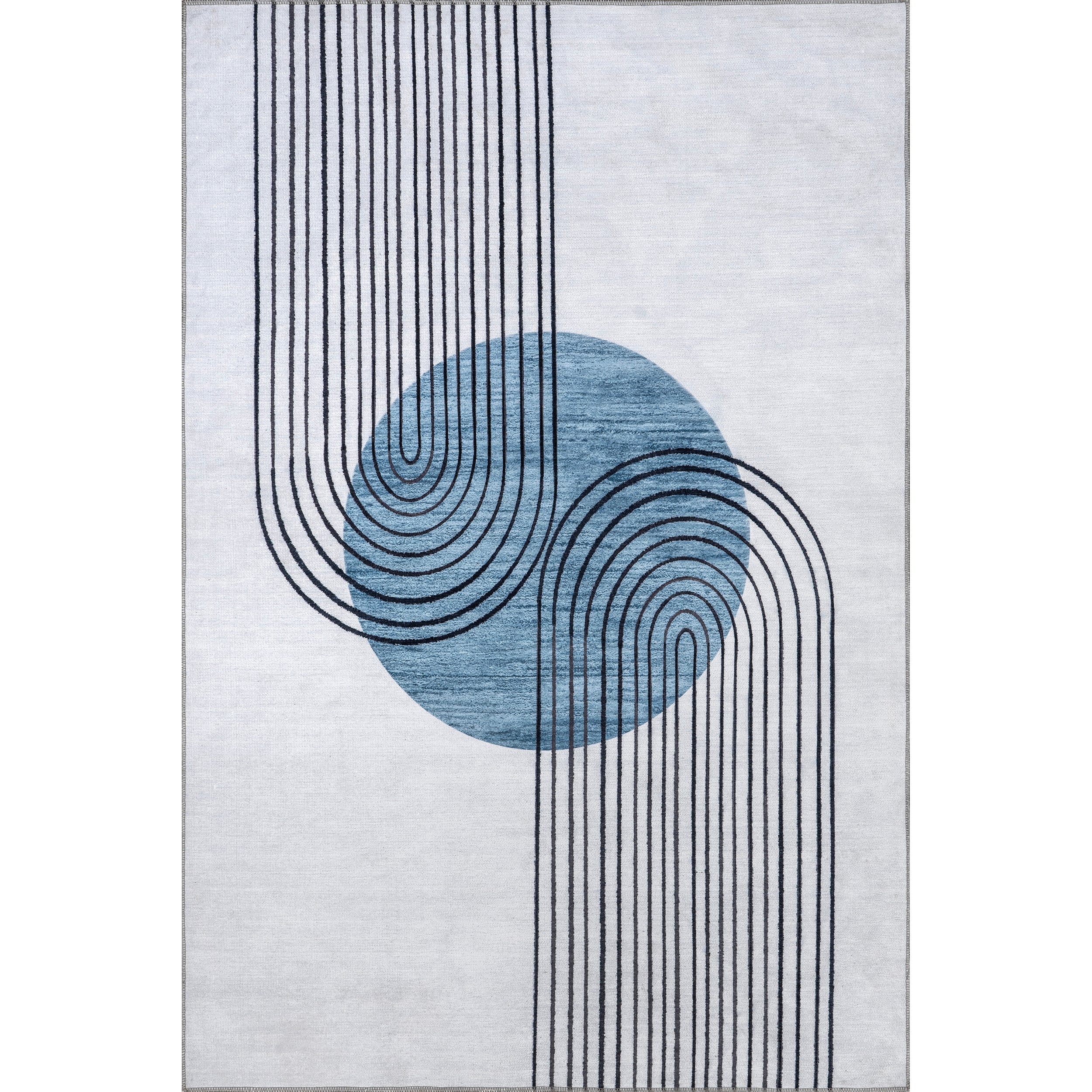 Martine Abstract Sun Machine Washable Area Rug - Image 12