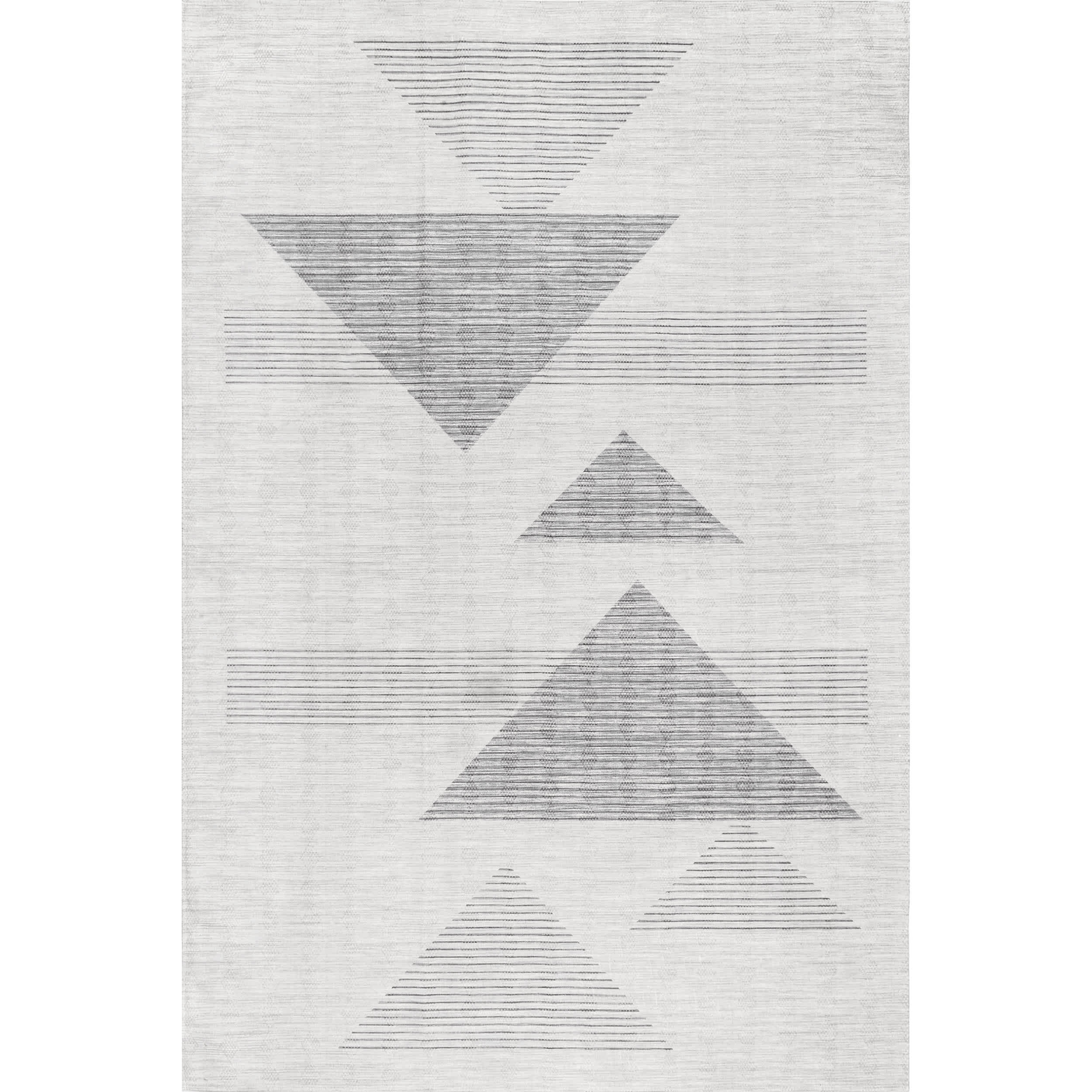Rayna Washable Triangle Area Rug