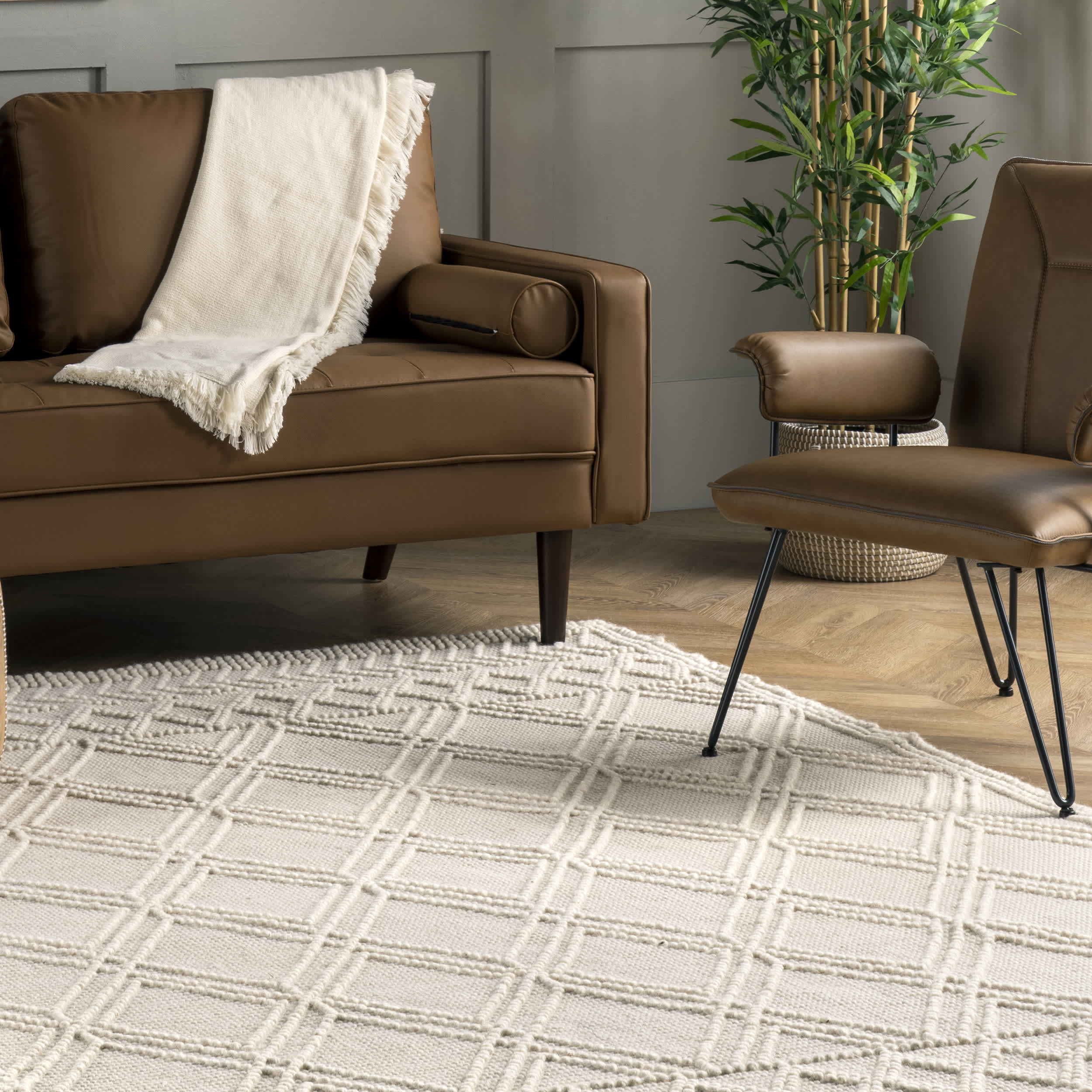 Contemporary Trellis Natti Area Rug - Image 28