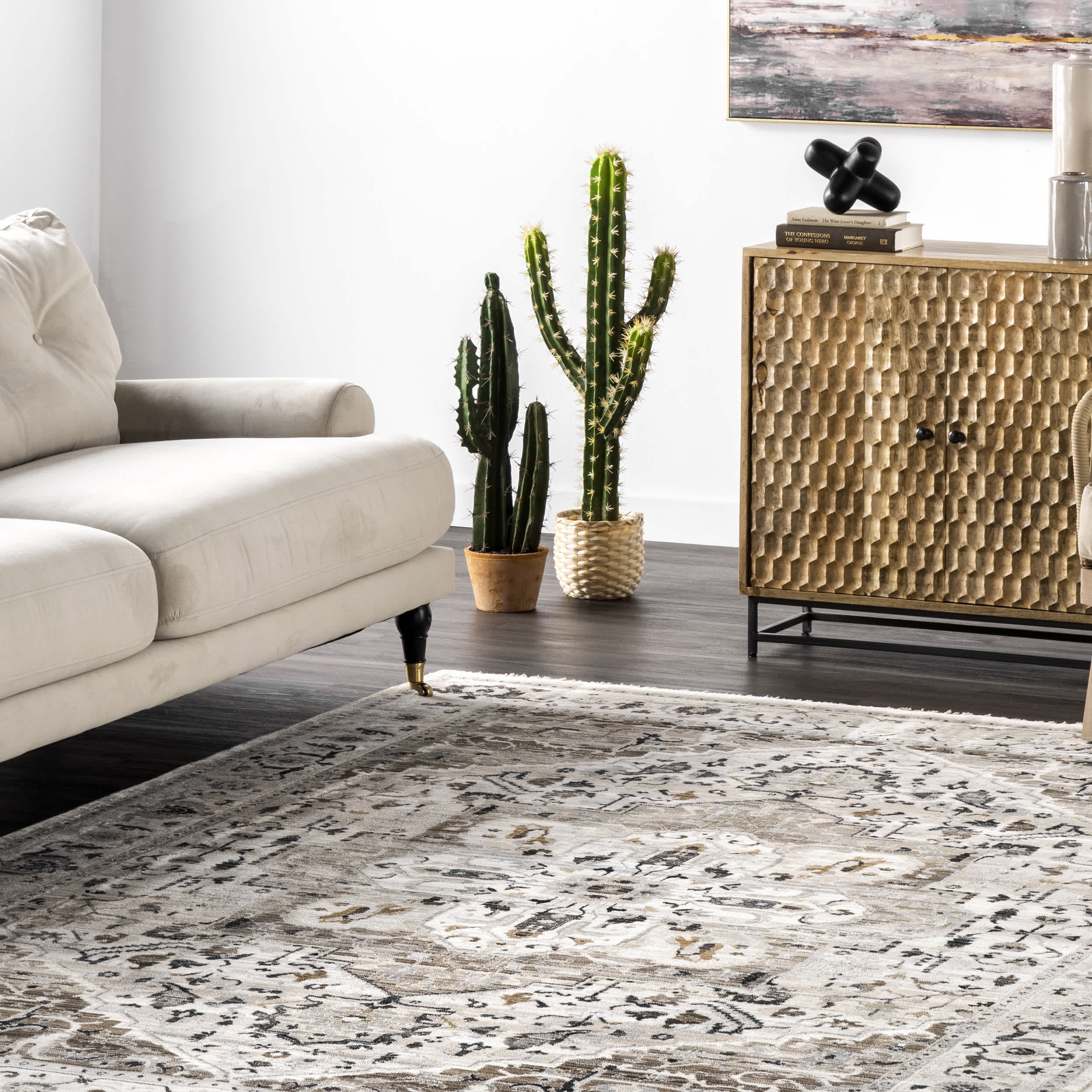 Oliveira Floral Medallion Fringe - Image 19