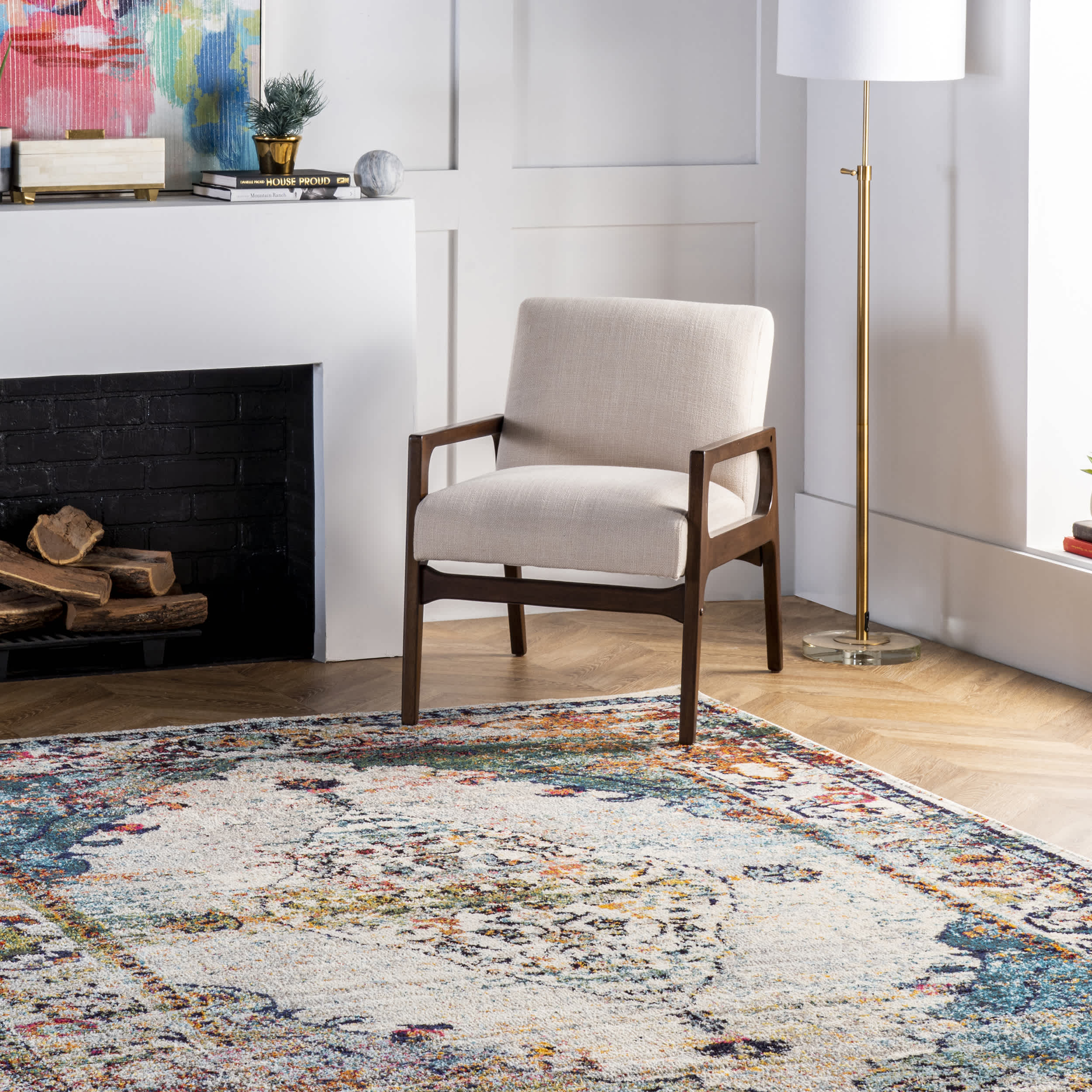 Vintage Medallion Veronica Area Rug - Image 27