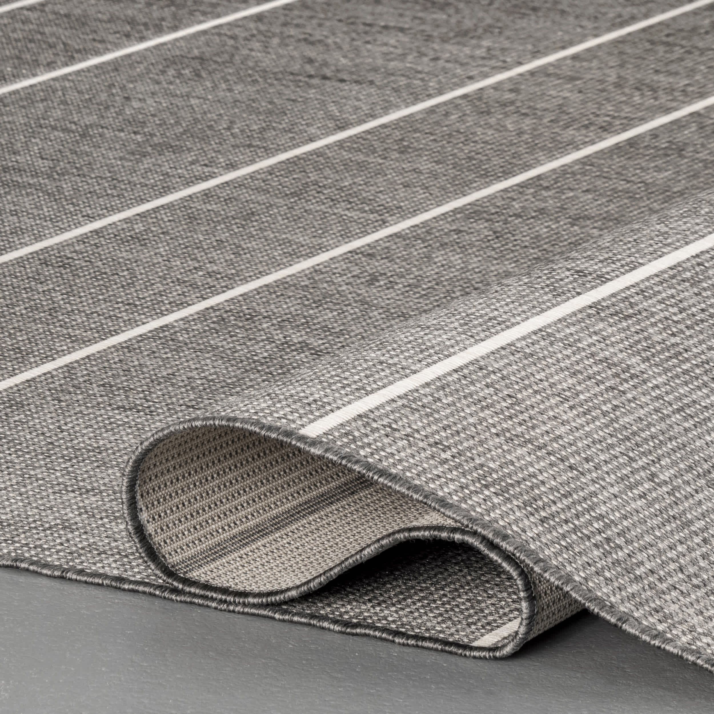 Alaina Indoor/Outdoor Striped Area Rug - Image 4