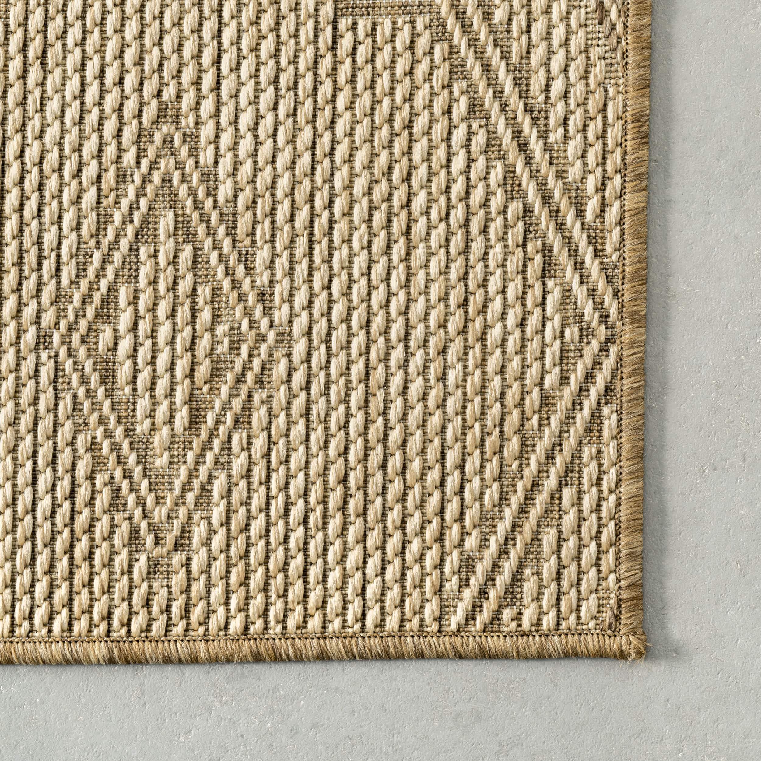 Latia Double Diamond Indoor/Outdoor Area Rug - Image 5