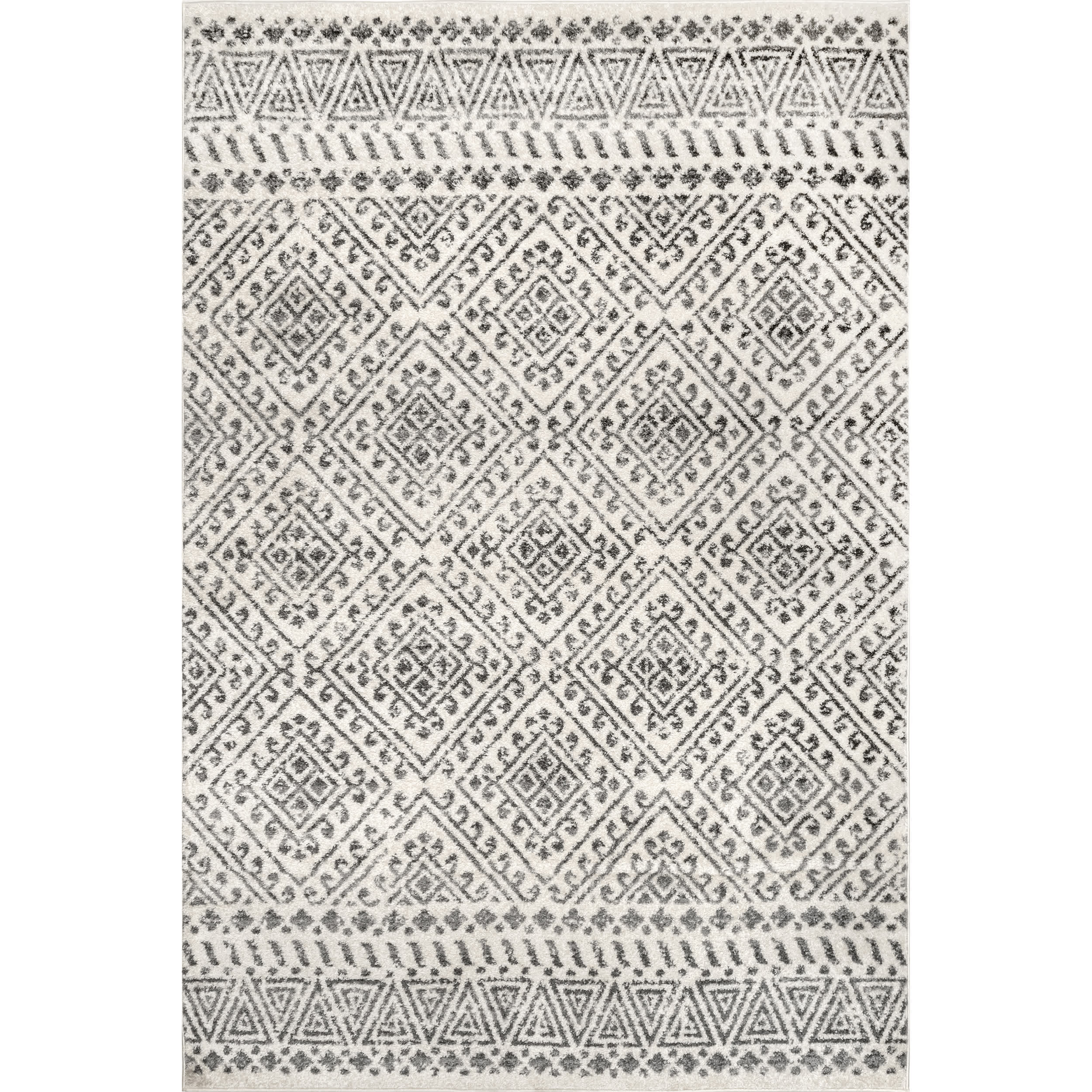 Camila Greek Diamond Trellis Area Rug