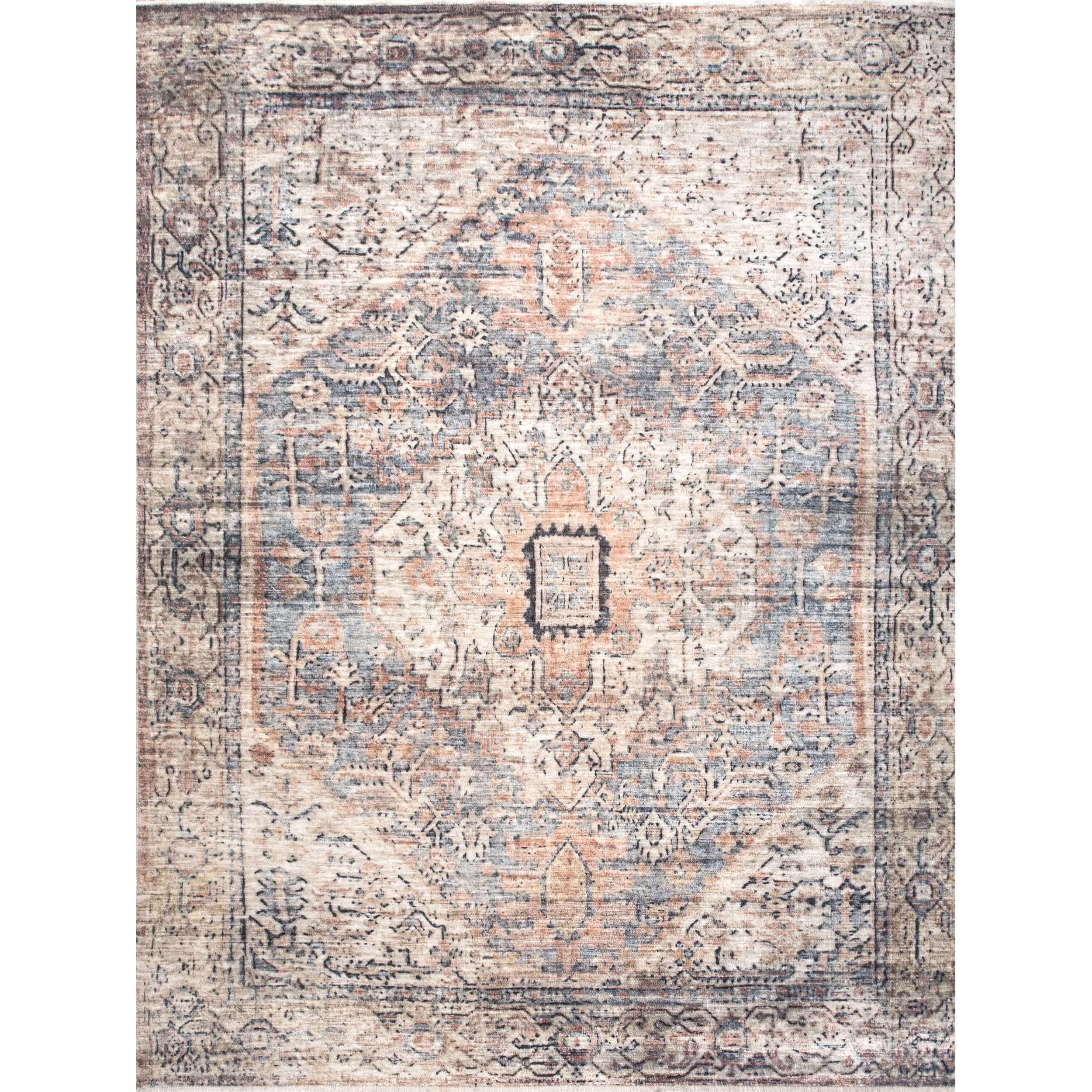 Herati Medallion Area Rug