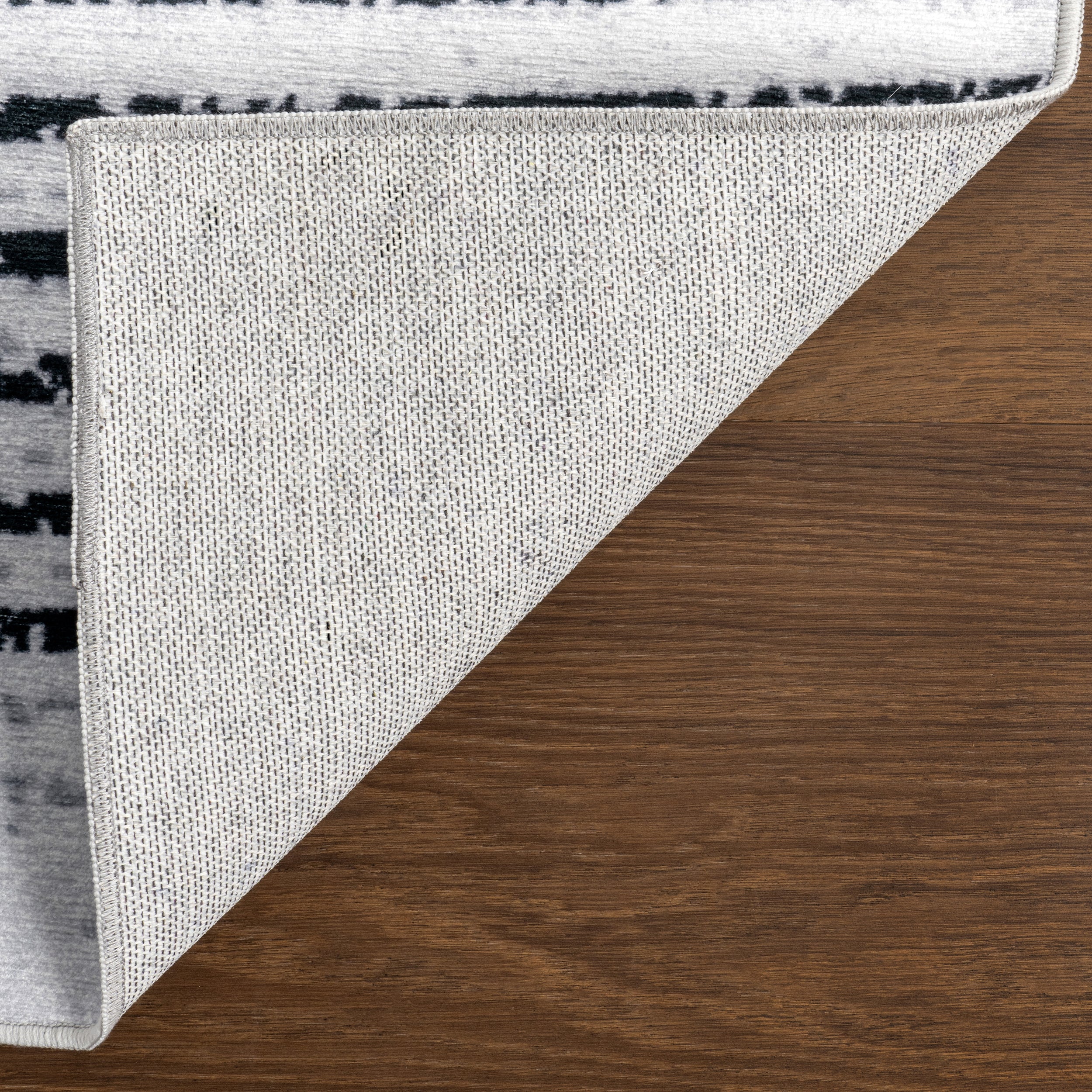 Yori Diamond SplashGuard Machine Washable Area Rug - Image 8