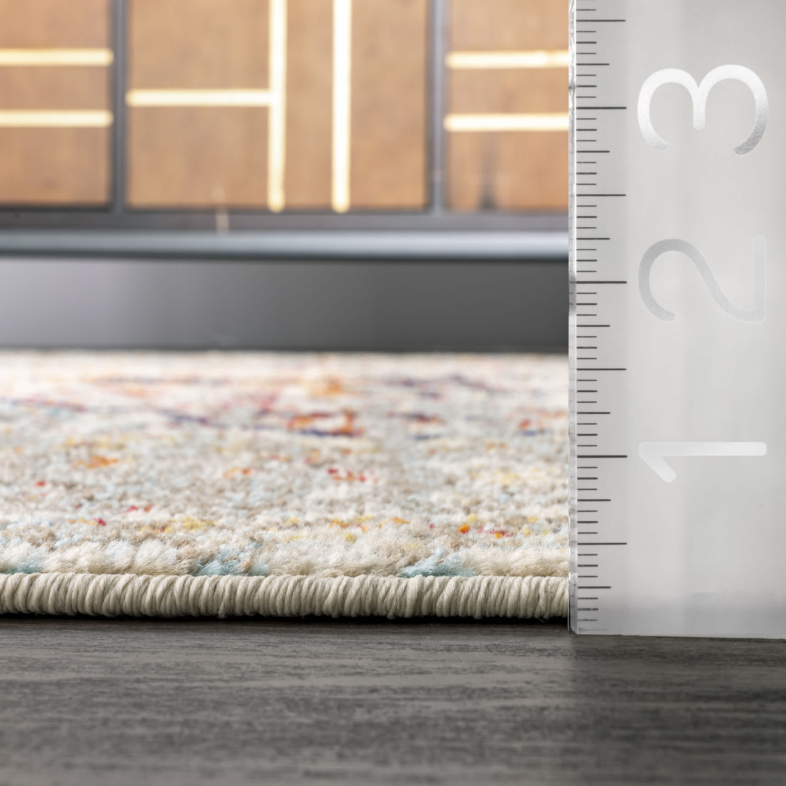 Distressed Persian Sarita Area Rug - Image 3