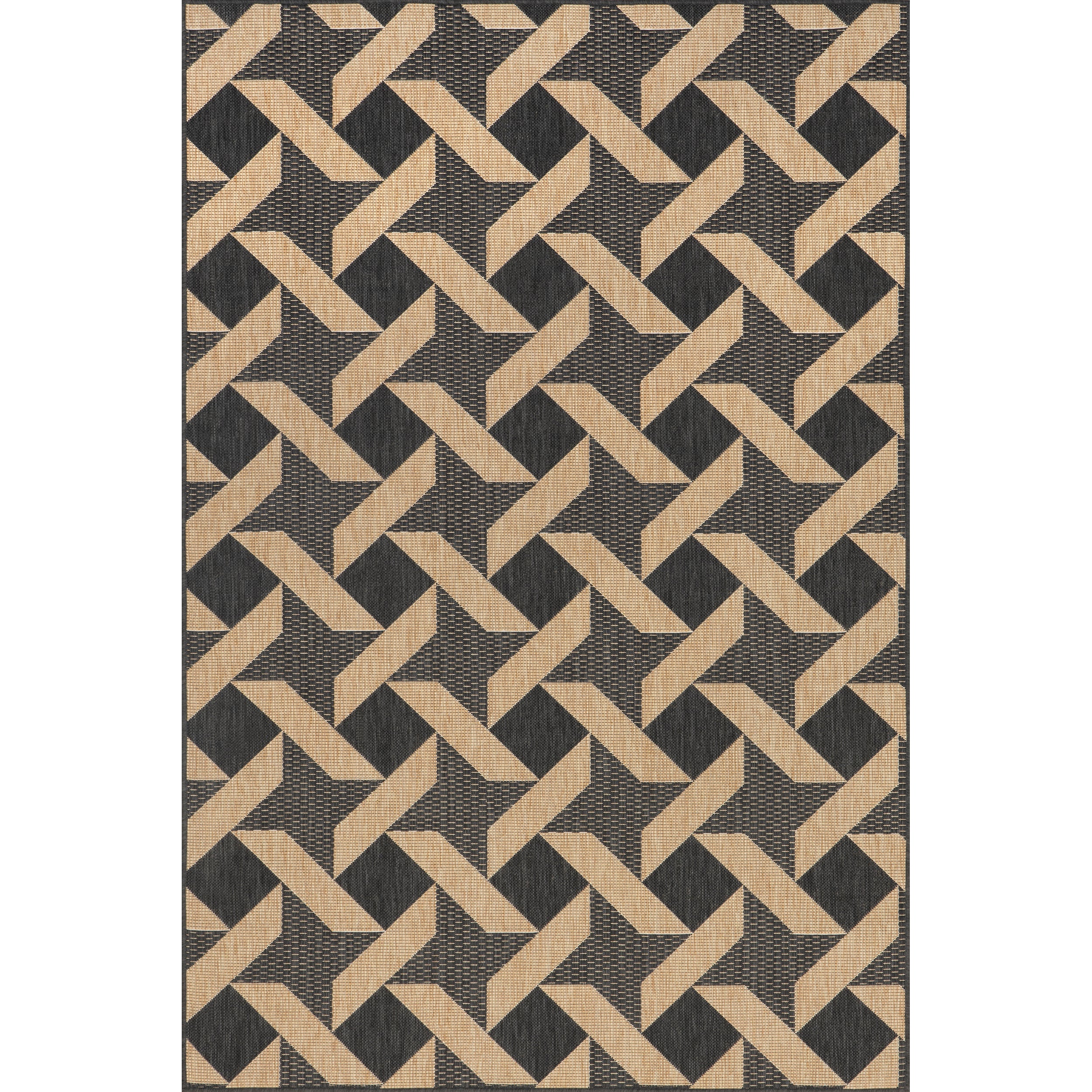 Geometric Trellis Indoor/Outdoor Area Rug