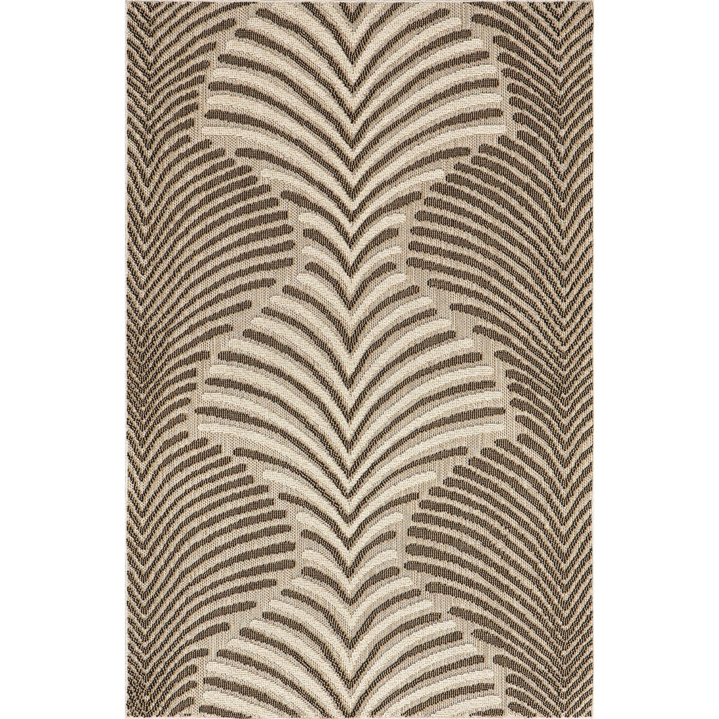Mandie Modern Zebra Indoor/Outdoor Area Rug