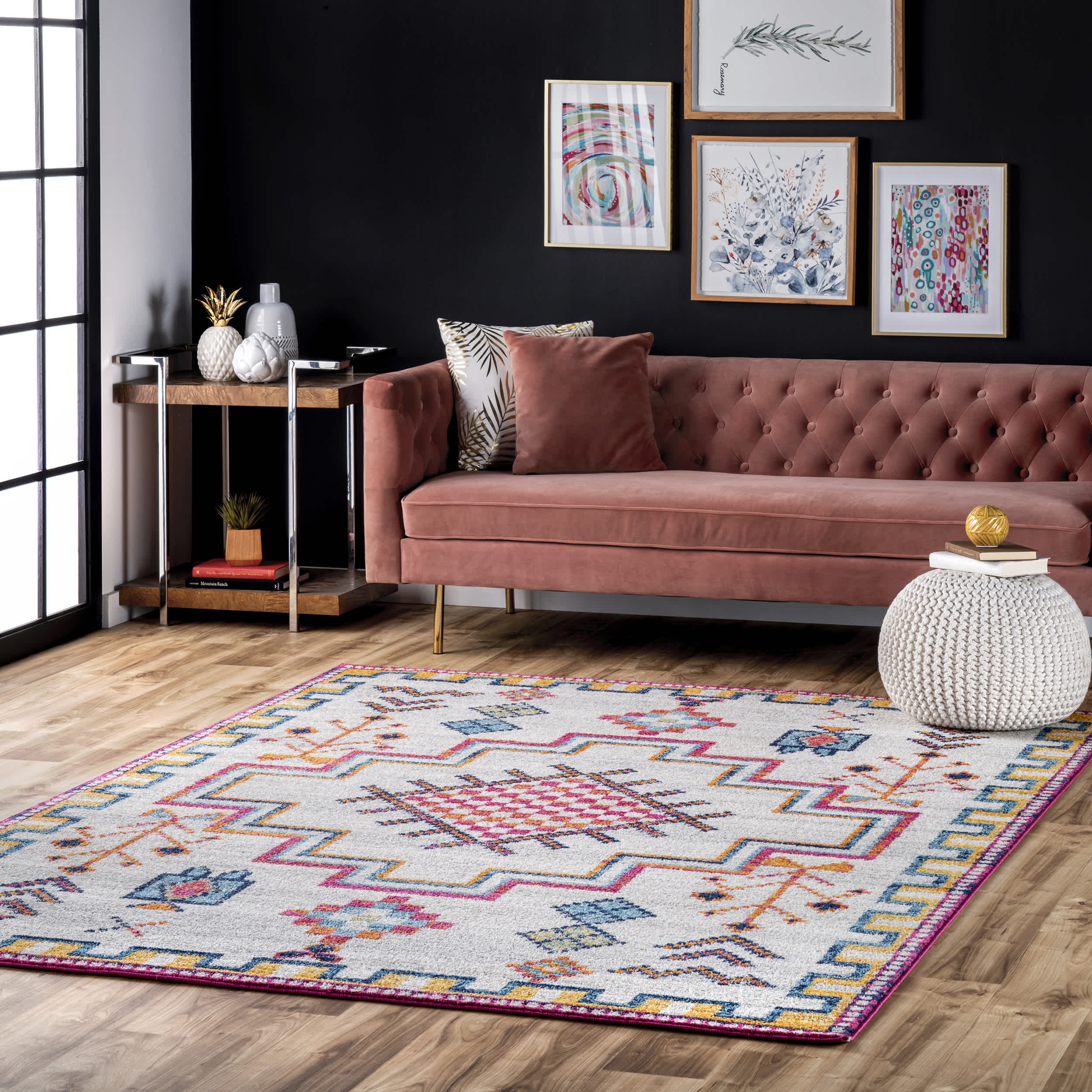 Richelle Tribal Medallion Area Rug - Image 2