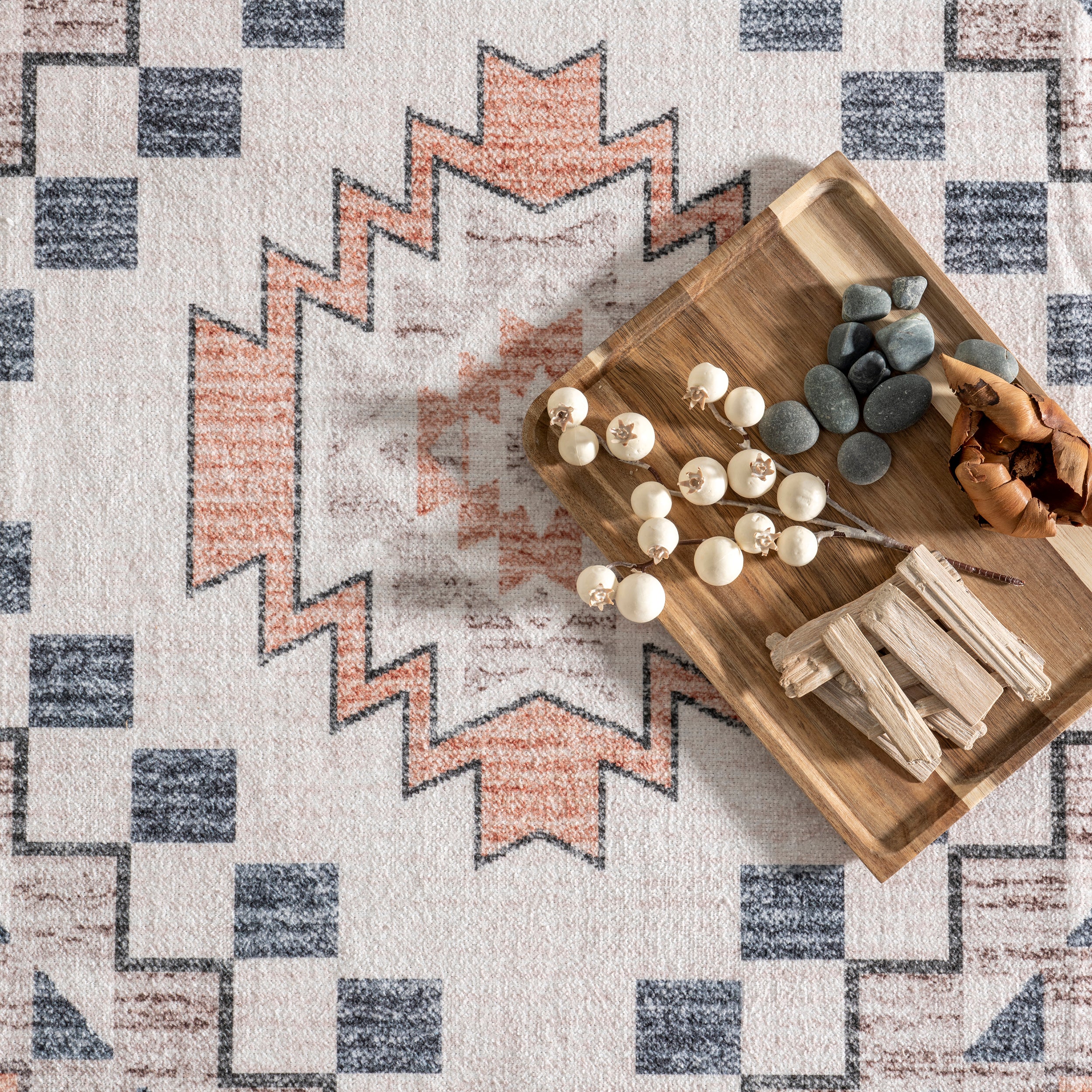 Leighton Machine Washable Southwestern Medallion Area Rug - Image 20