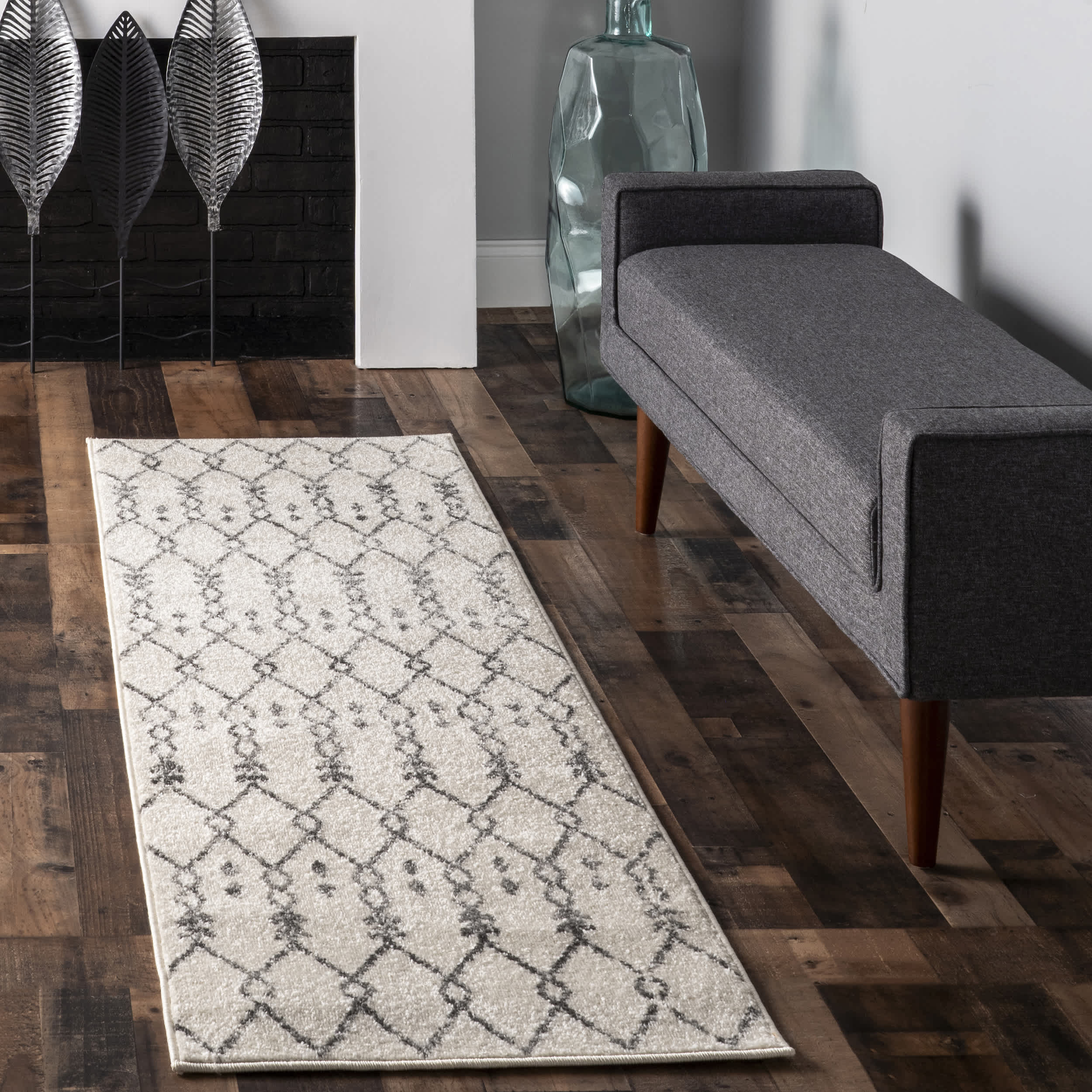 Mila Cartouche Trellis Area Rug - Image 10