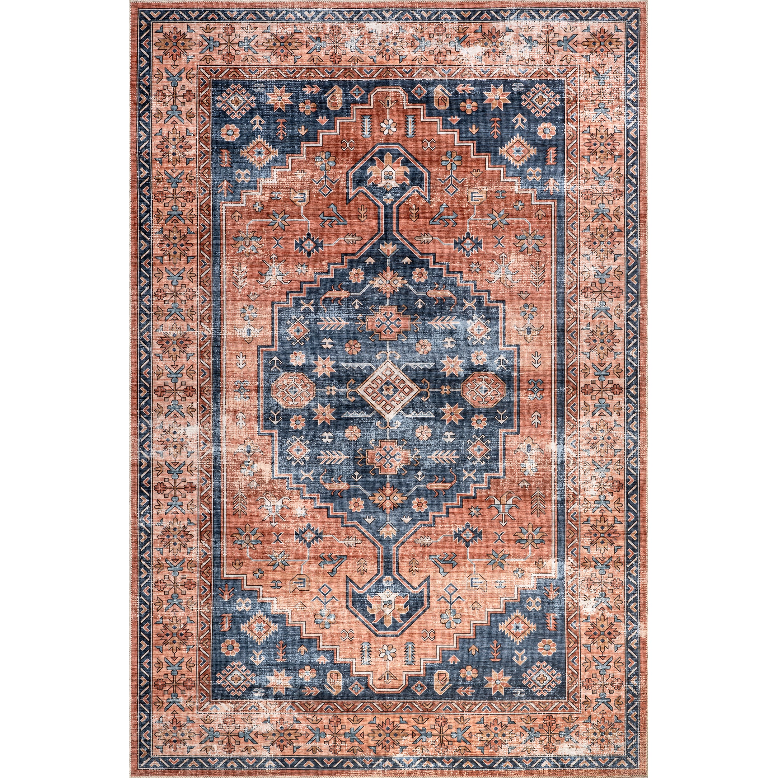 Astra SplashGuard Traditional Machine Washable Area Rug