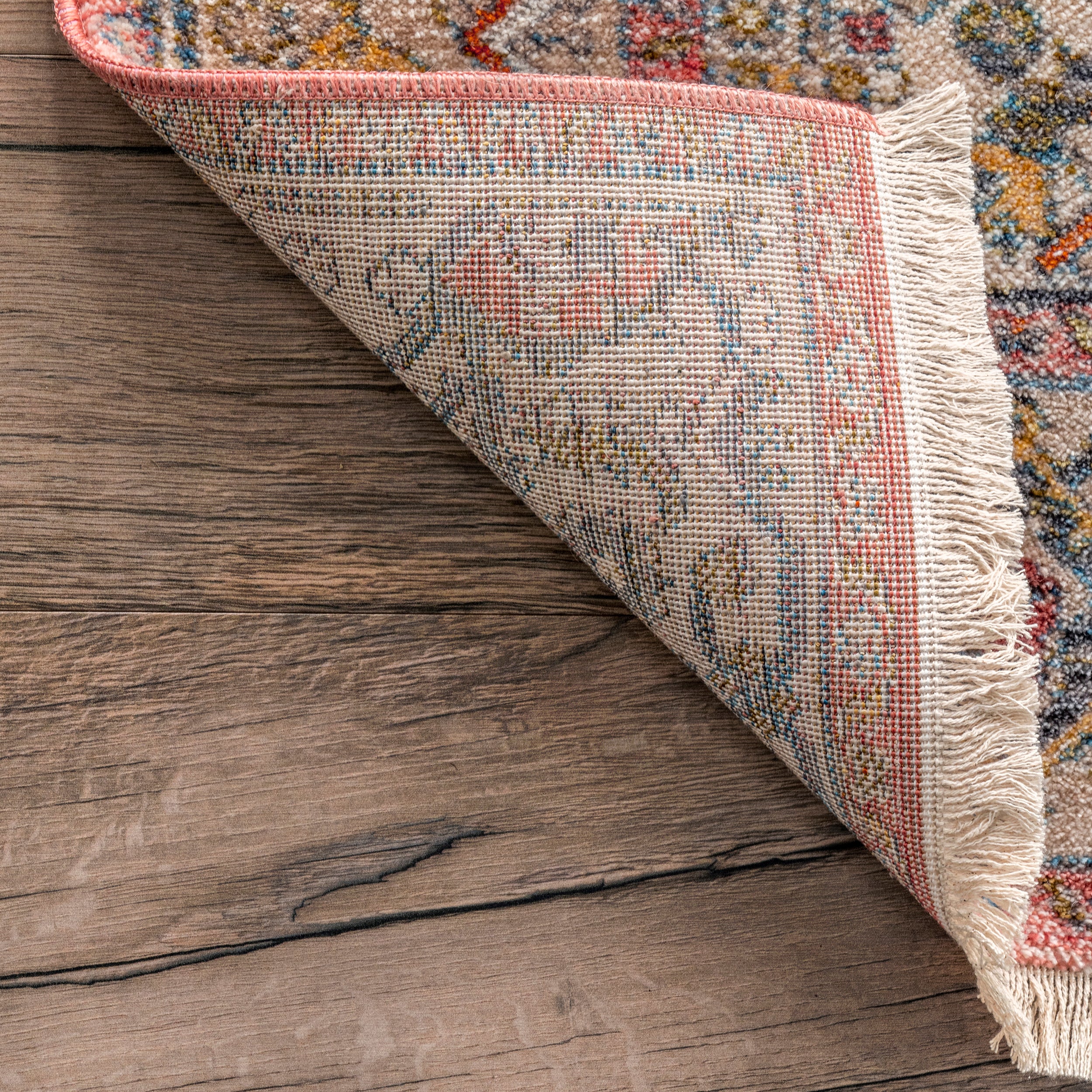 Harriet Vintage Medallion Fringe Area Rug - Image 29