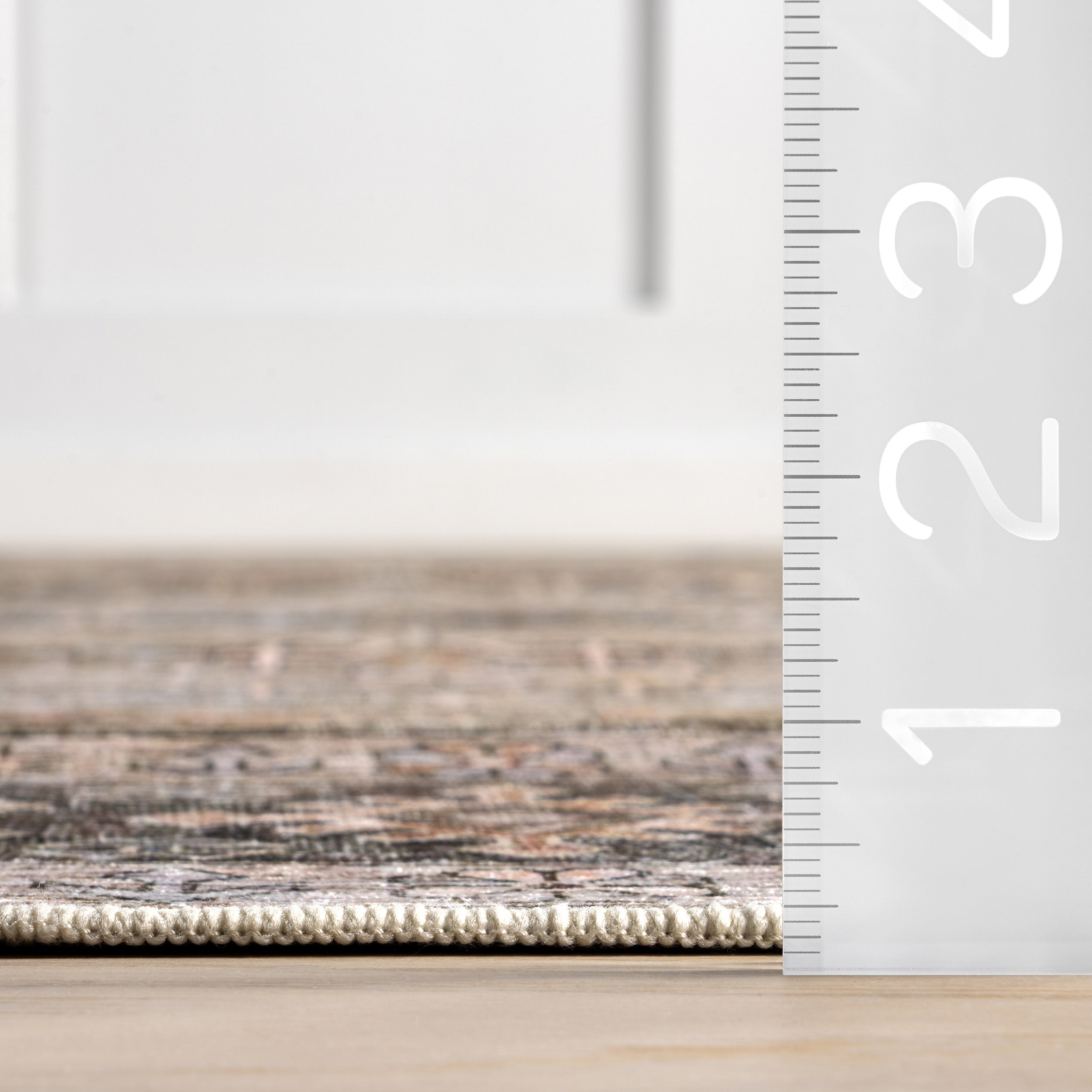 Purdie Medallion Spill Proof Machine Washable Area Rug - Image 3