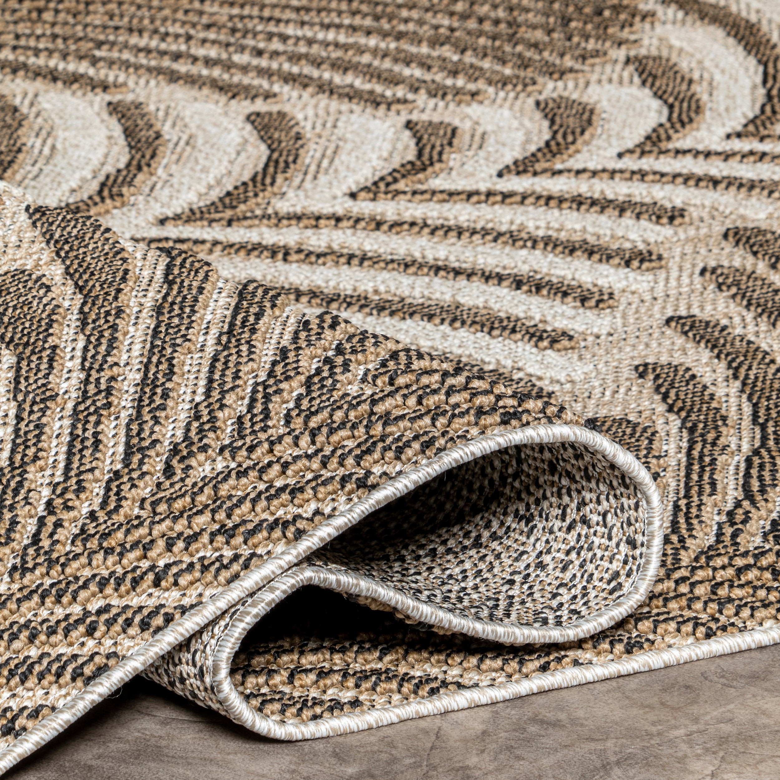 Mandie Modern Zebra Indoor/Outdoor Area Rug - Image 4