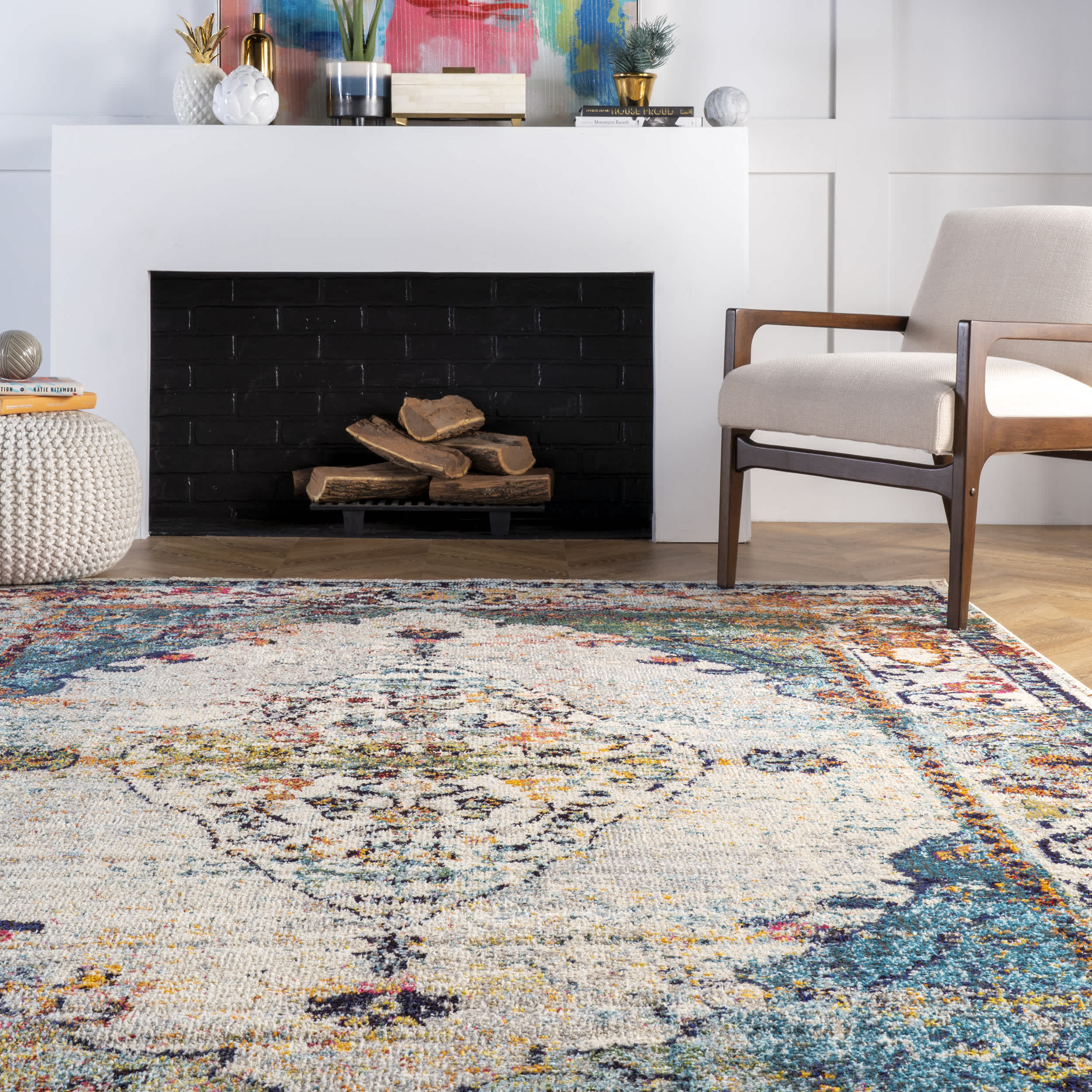 Vintage Medallion Veronica Area Rug - Image 26