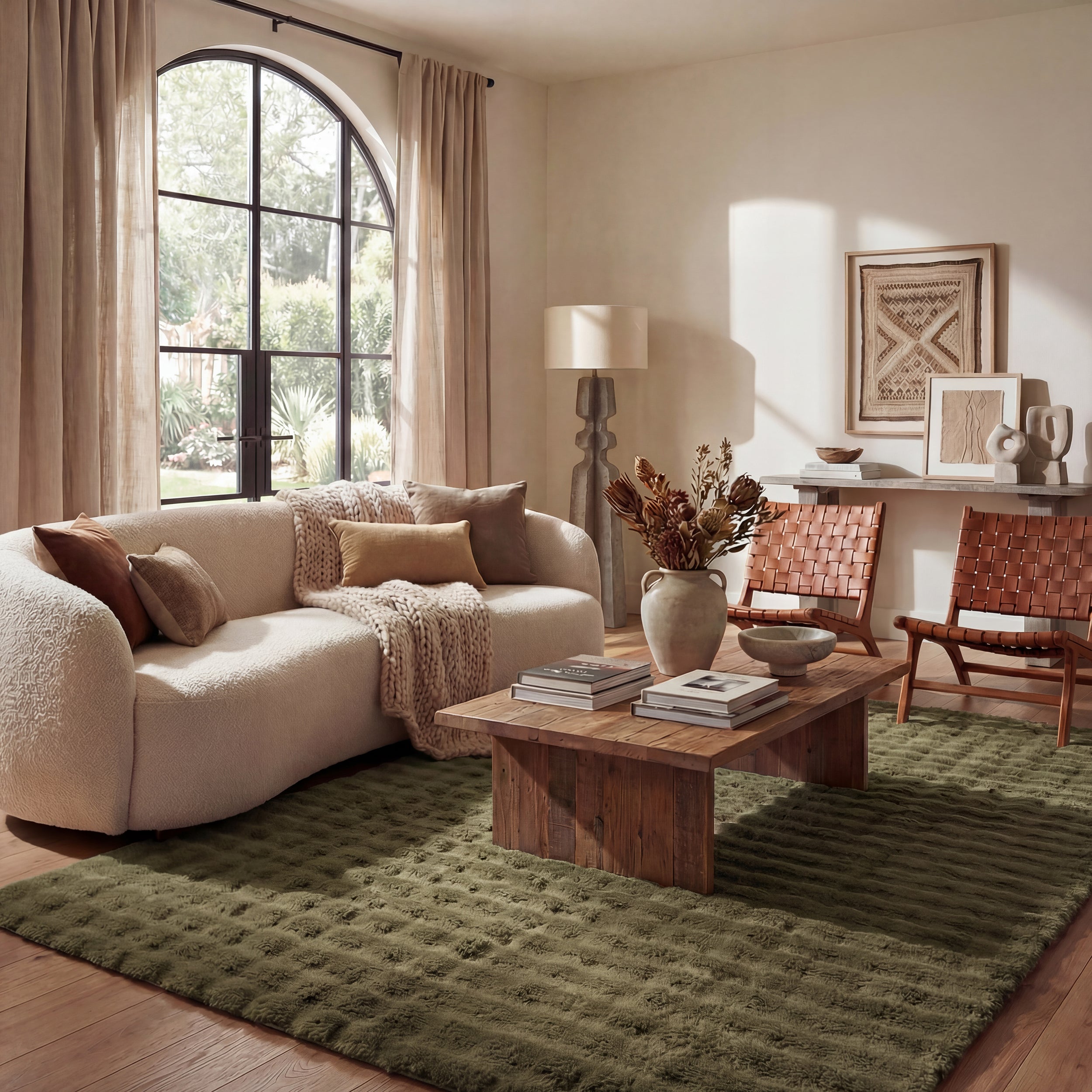 Jeni Solid Faux Rabbit Machine Washable Area Rug - Image 30