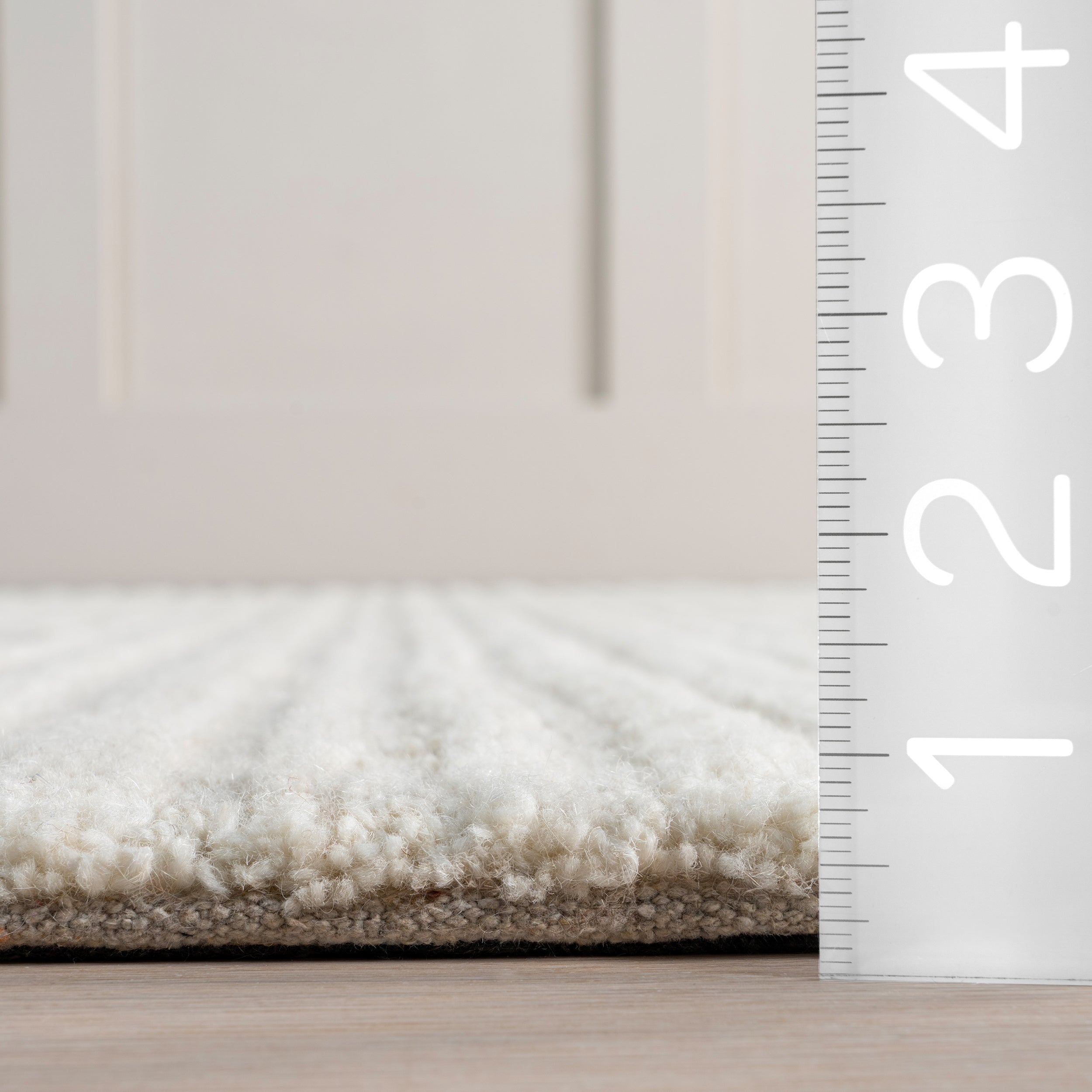 Southwest Striped Wool Area Rug - Image 3