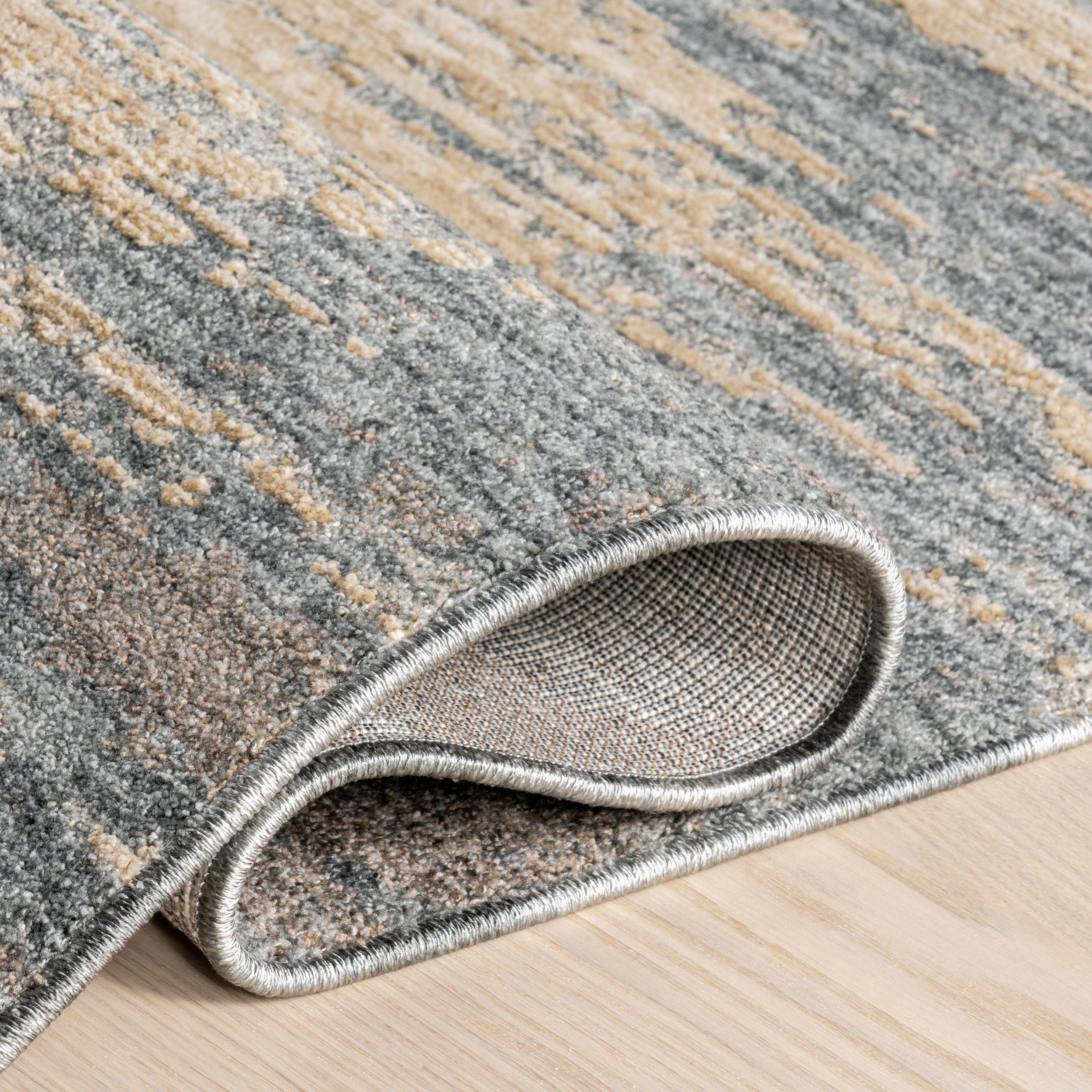 Fiadh Abstract Fringe Area Rug - Image 4