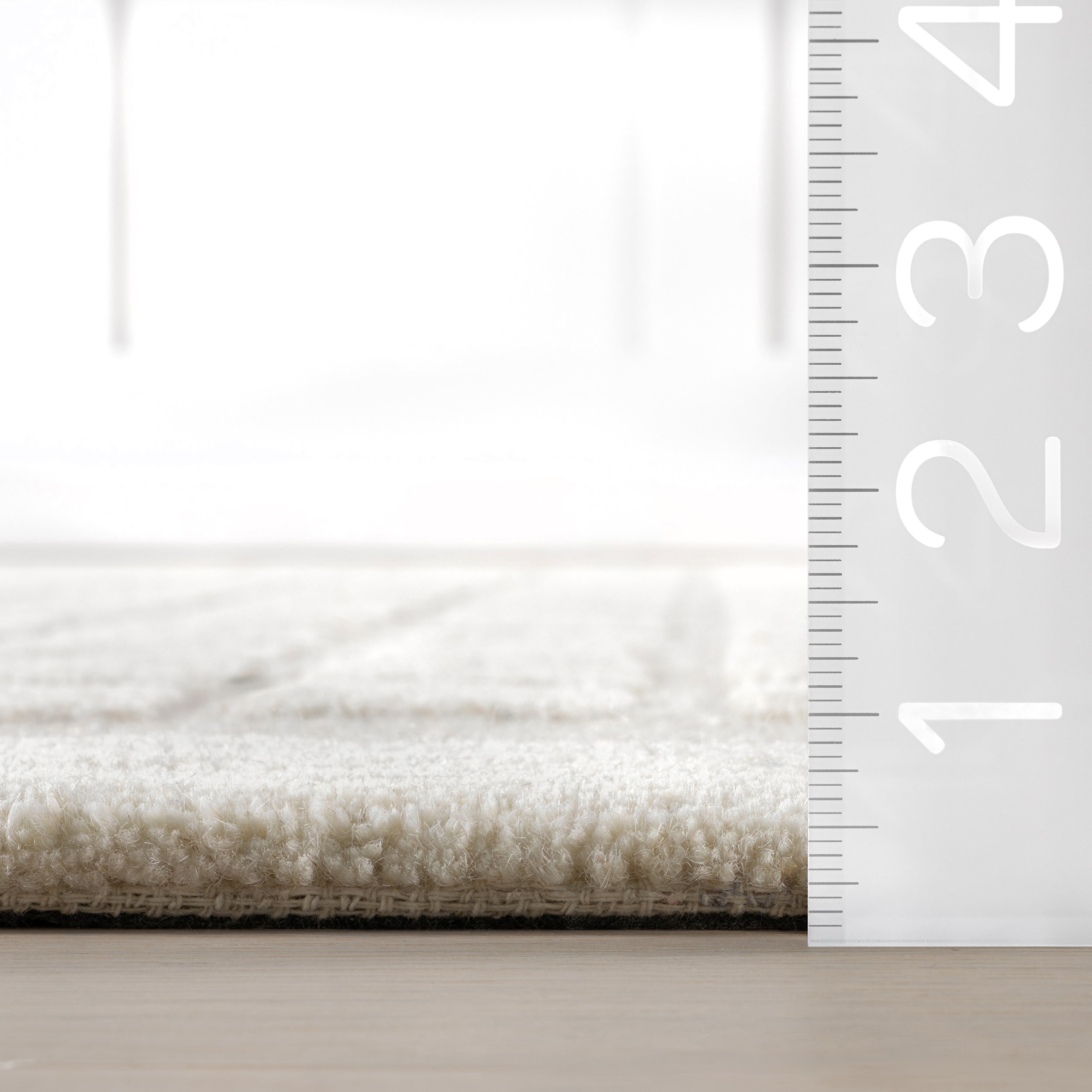Fritz Checkered Wool Area Rug - Image 3