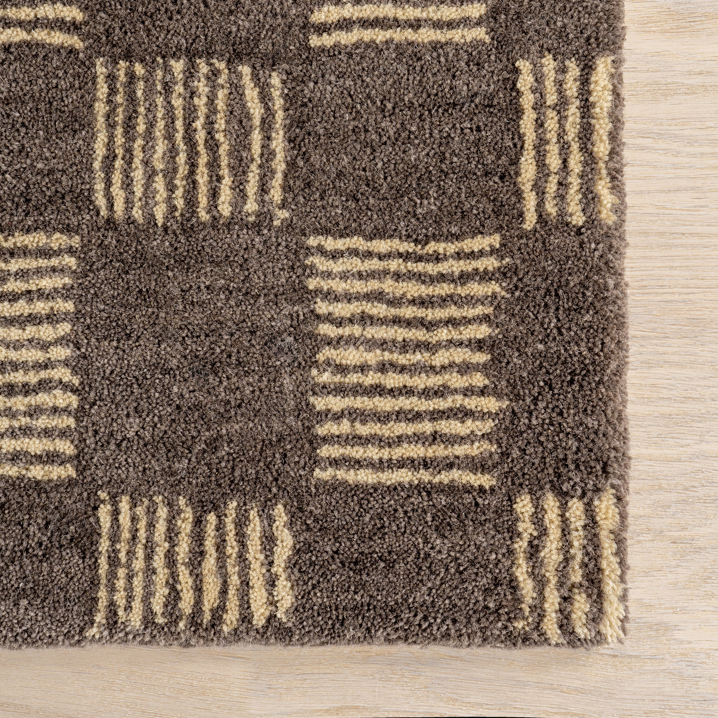 Quince Checkered Wool Area Rug - Image 22