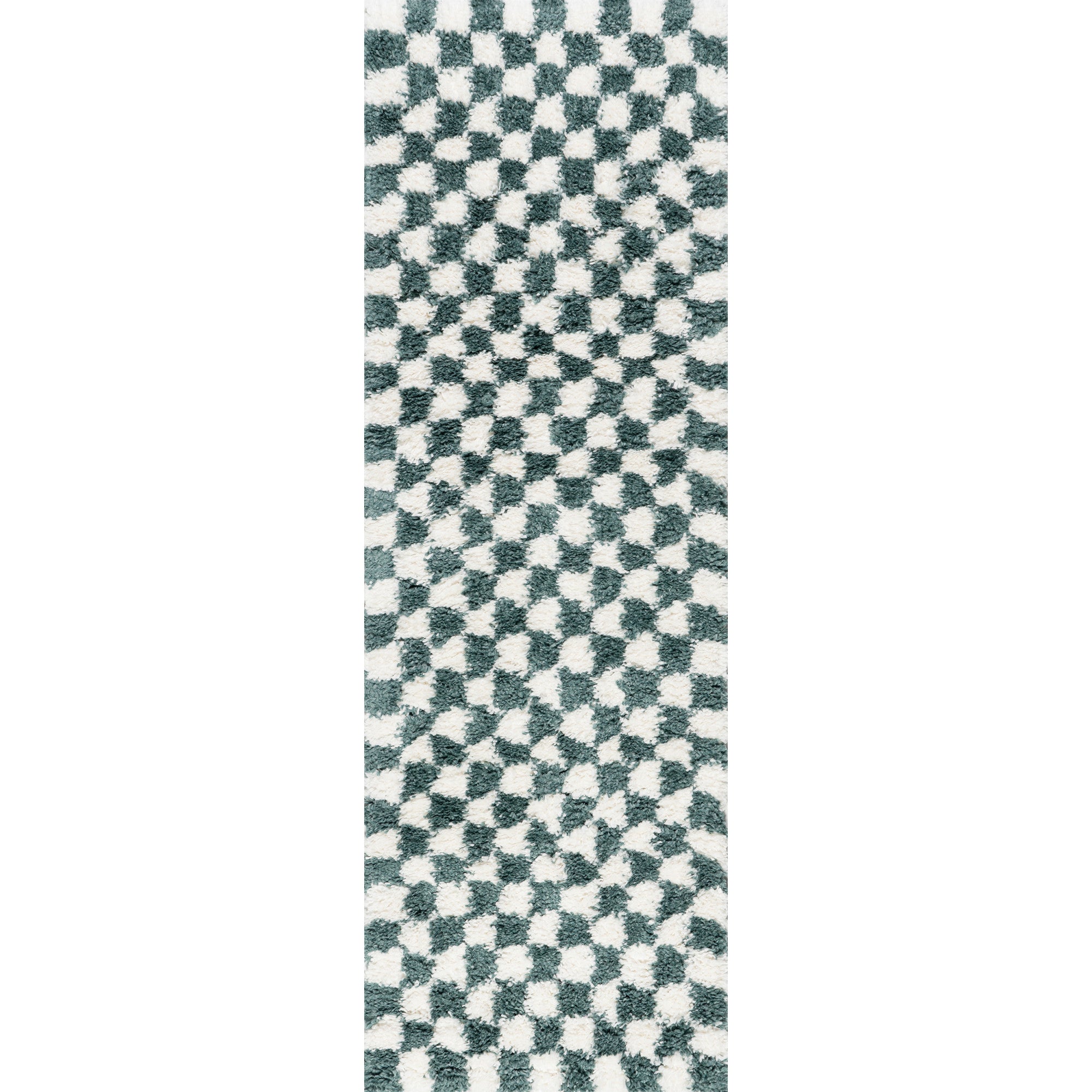 nuLOOM Adelaide Mid-Century Checkered Shag Area Rug - Image 20