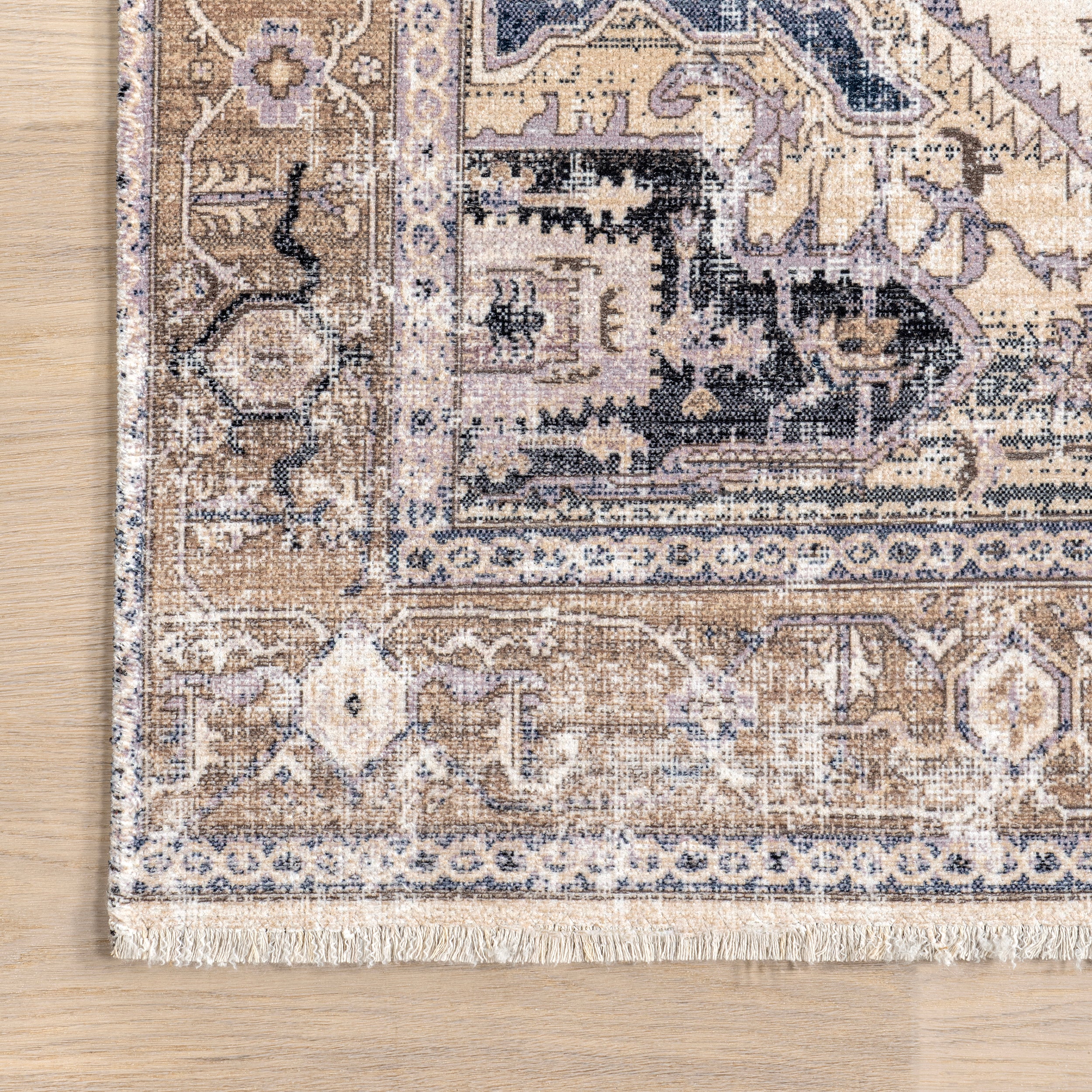 Larkspur Persian Fringed Machine Washable Area Rug - Image 19