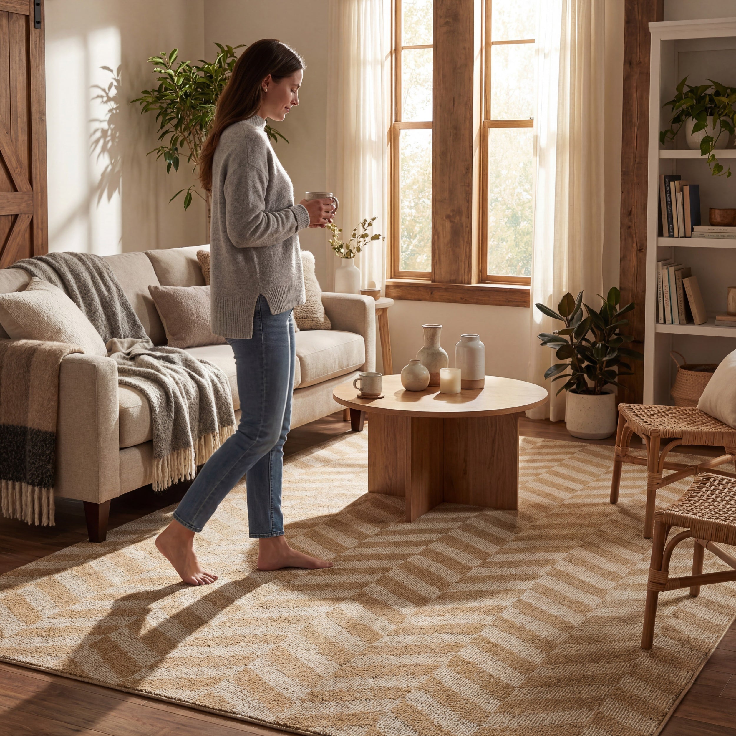 nuLOOM Avienne Modern Striped Area Rug - Image 7