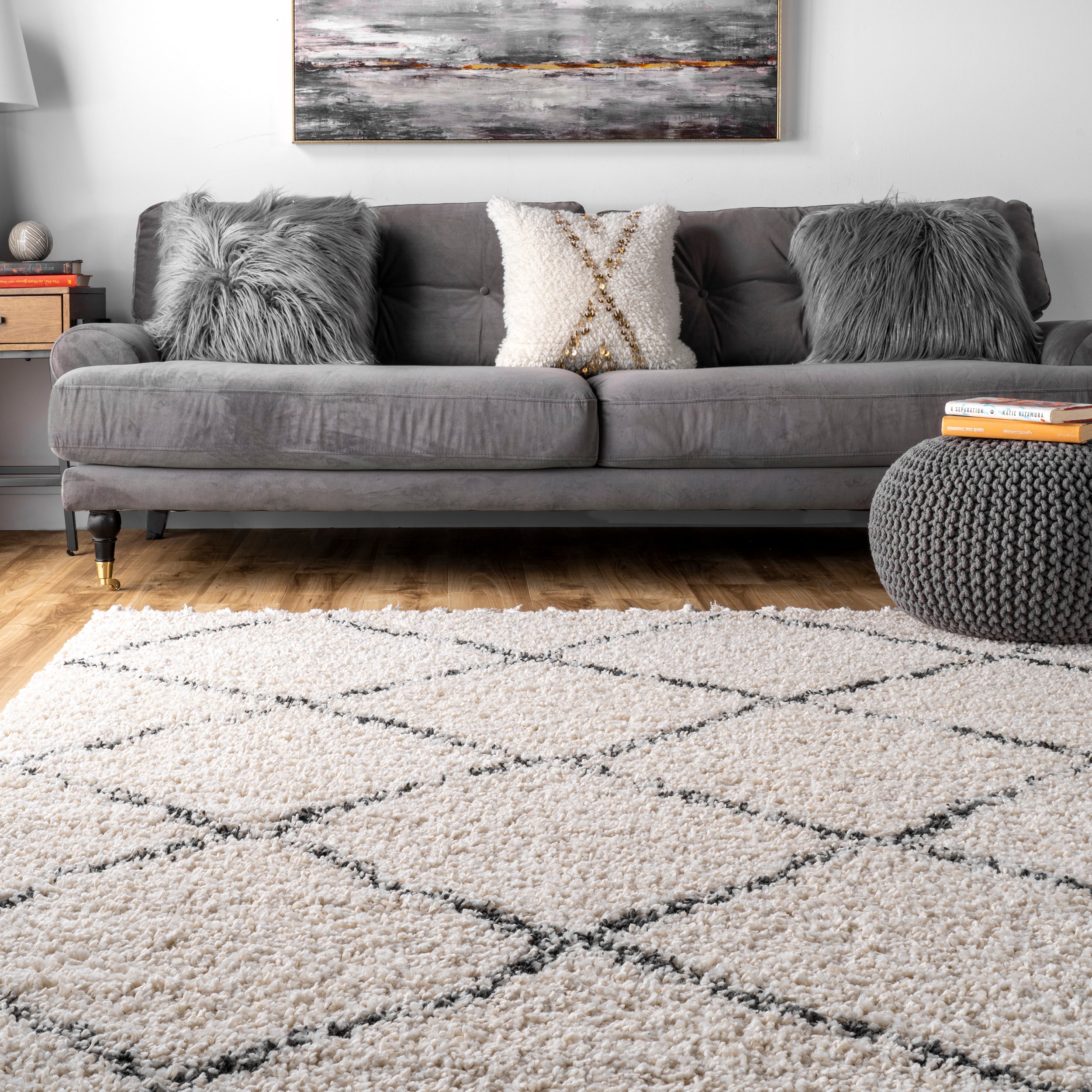 Jessie Moroccan Lattice Tassel Area Rug - Image 23