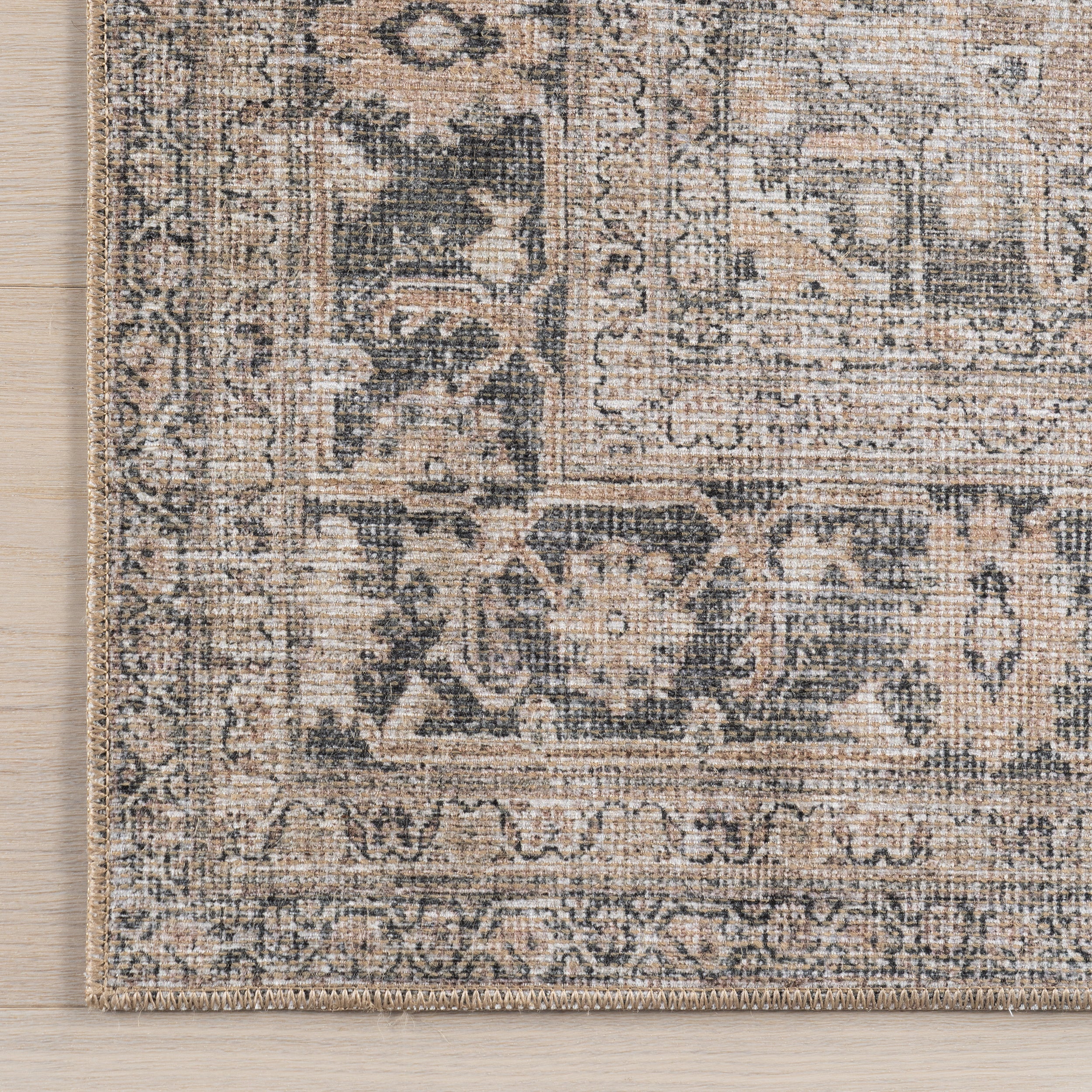 Nuloom Hillstone Collection Traditional Vintage Medallion Area Rug - Image 6