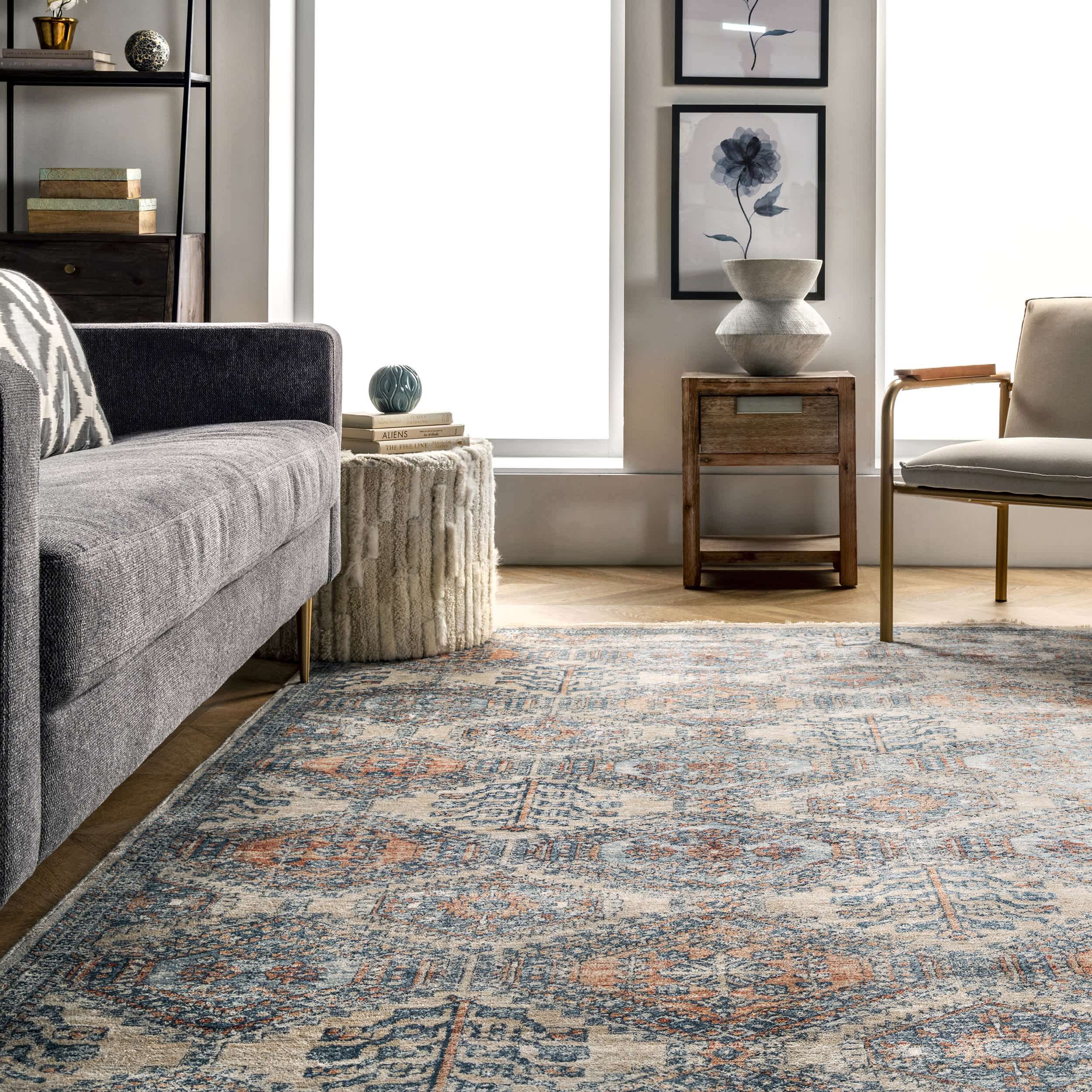 Sara Distressed Tribal Motif Area Rug - Image 8