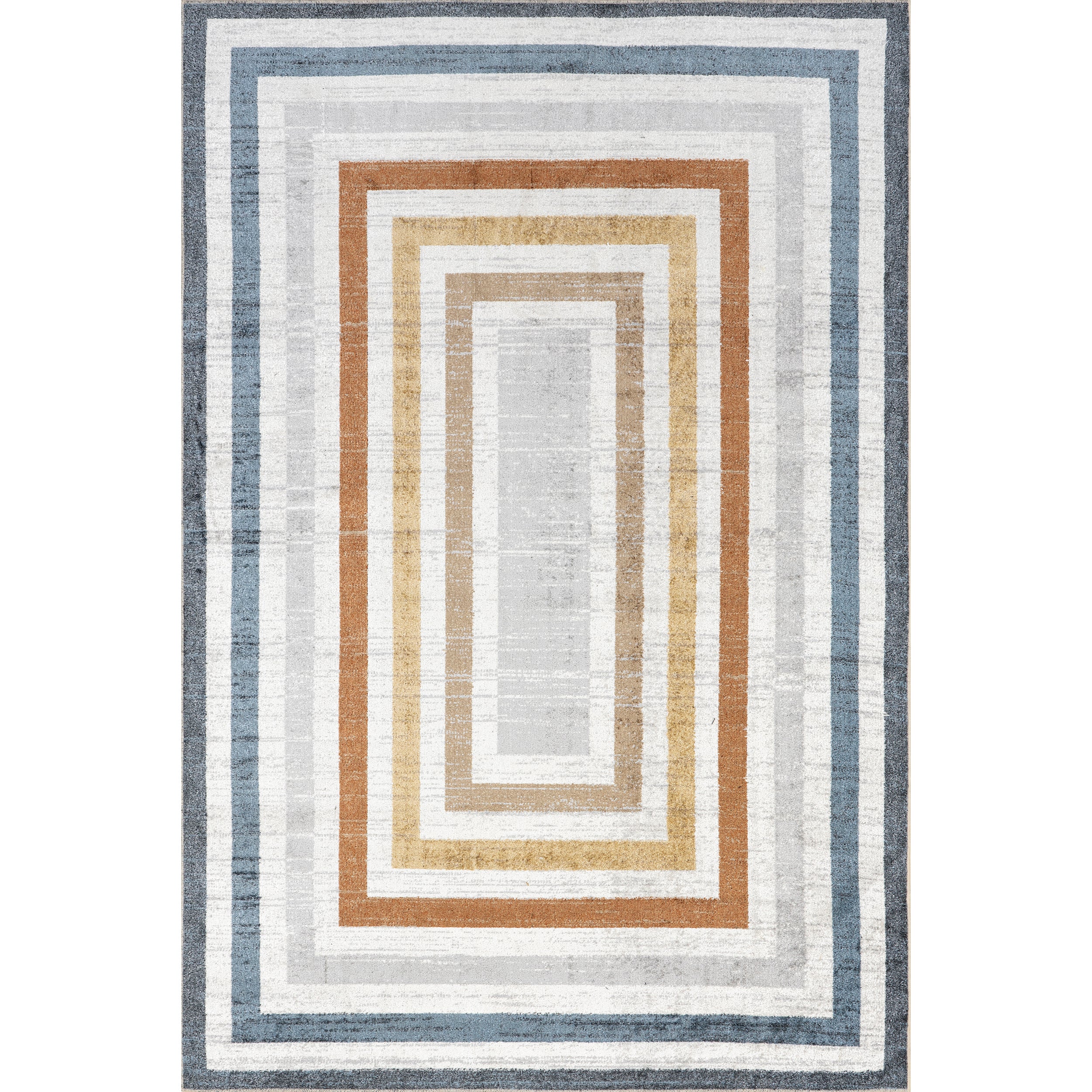Aliénor Striped Machine Washable Area Rug